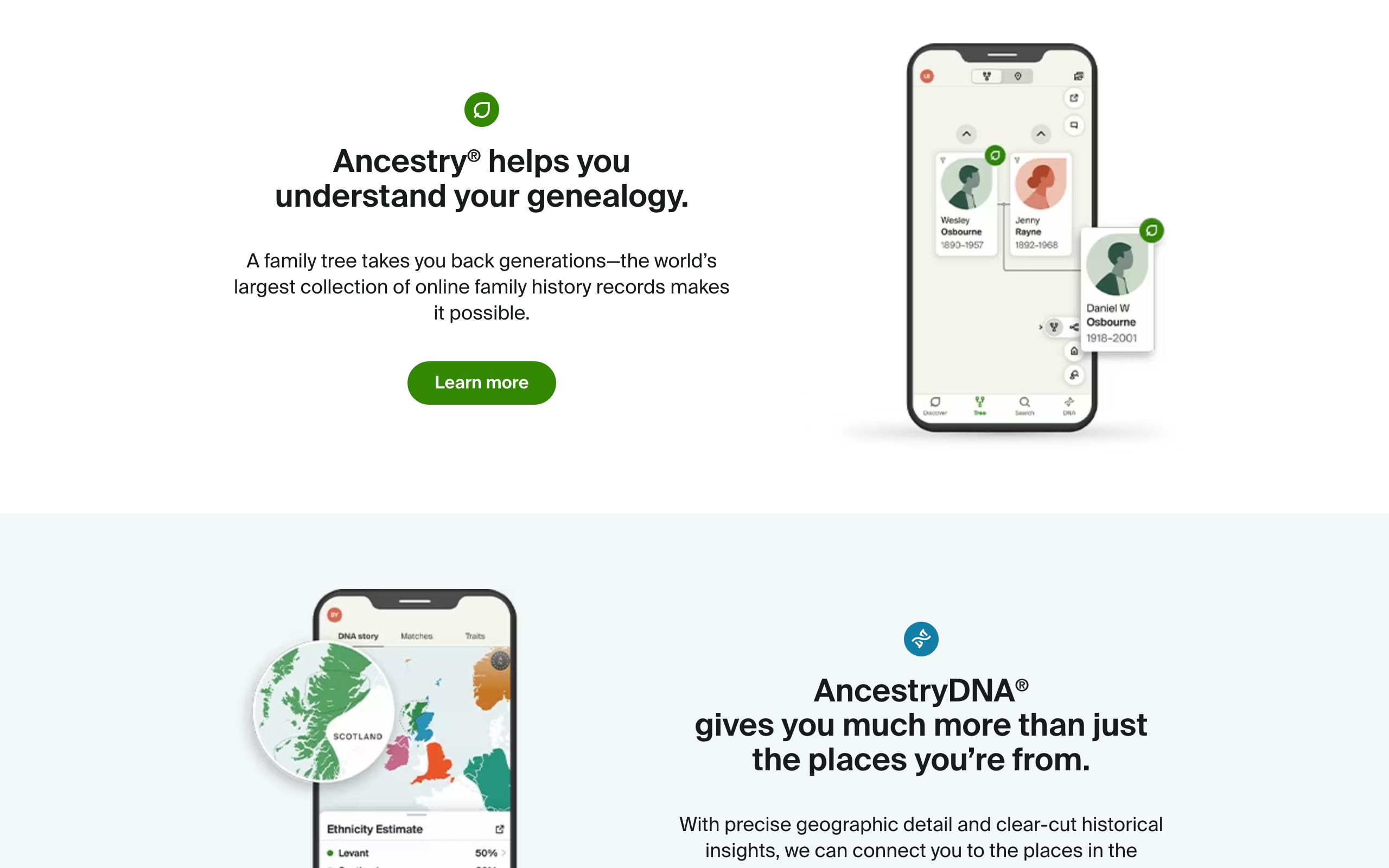 Ancestry.com genealogy website