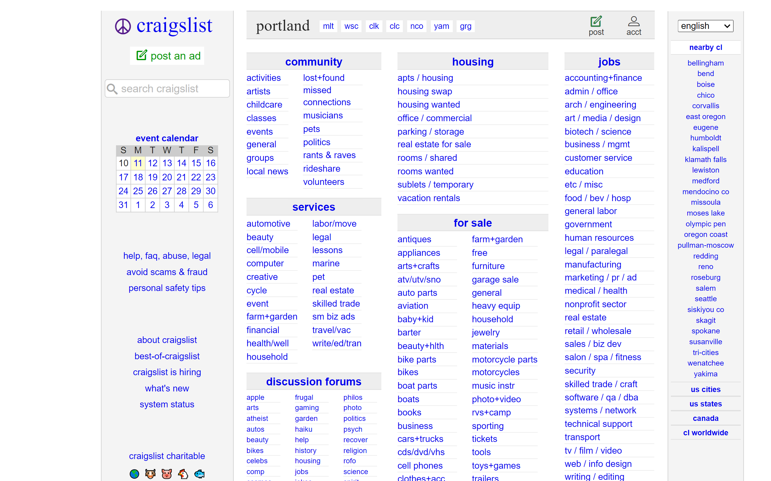 Craigslist Job Search Site