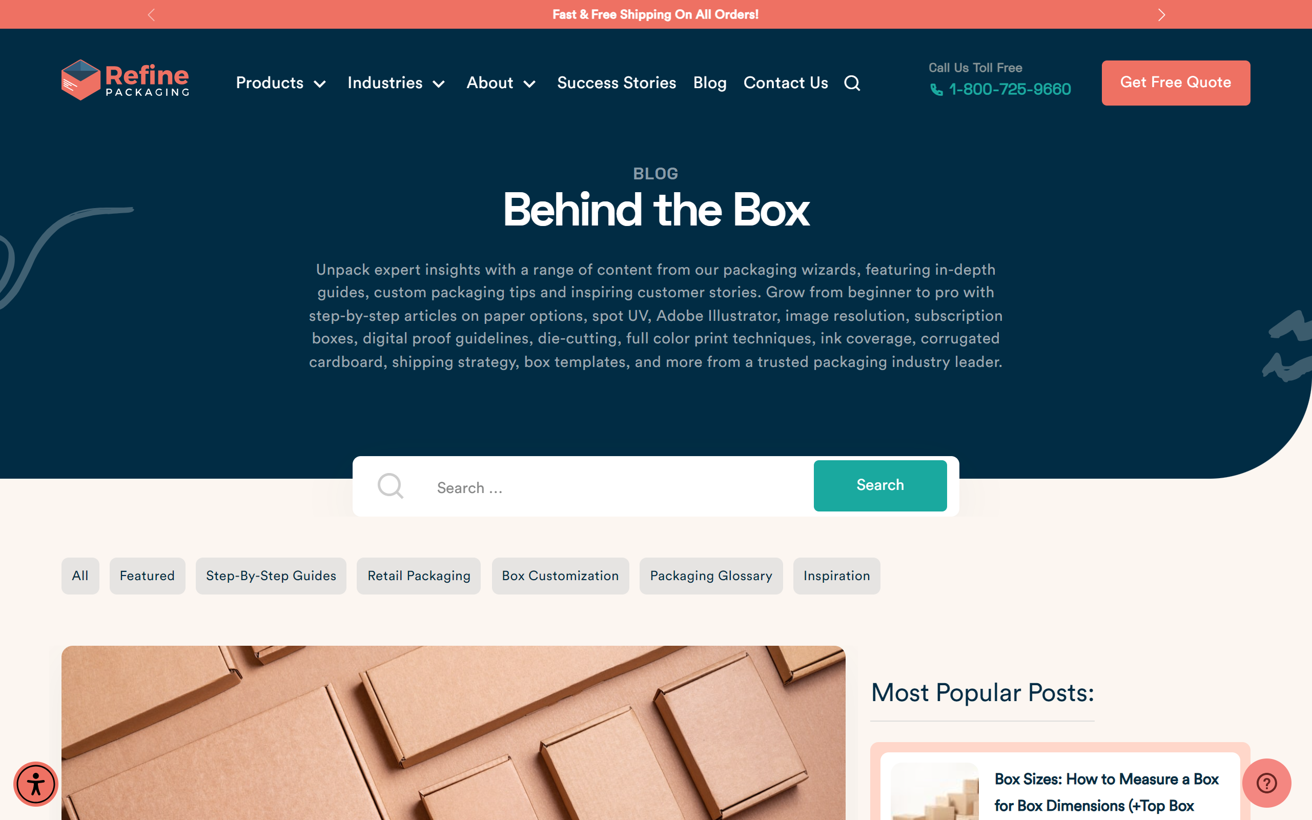 Refine Packaging Blog eCommerce blog