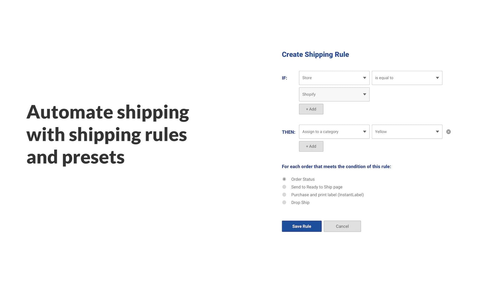 ShippingEasy Shopify Shipping App