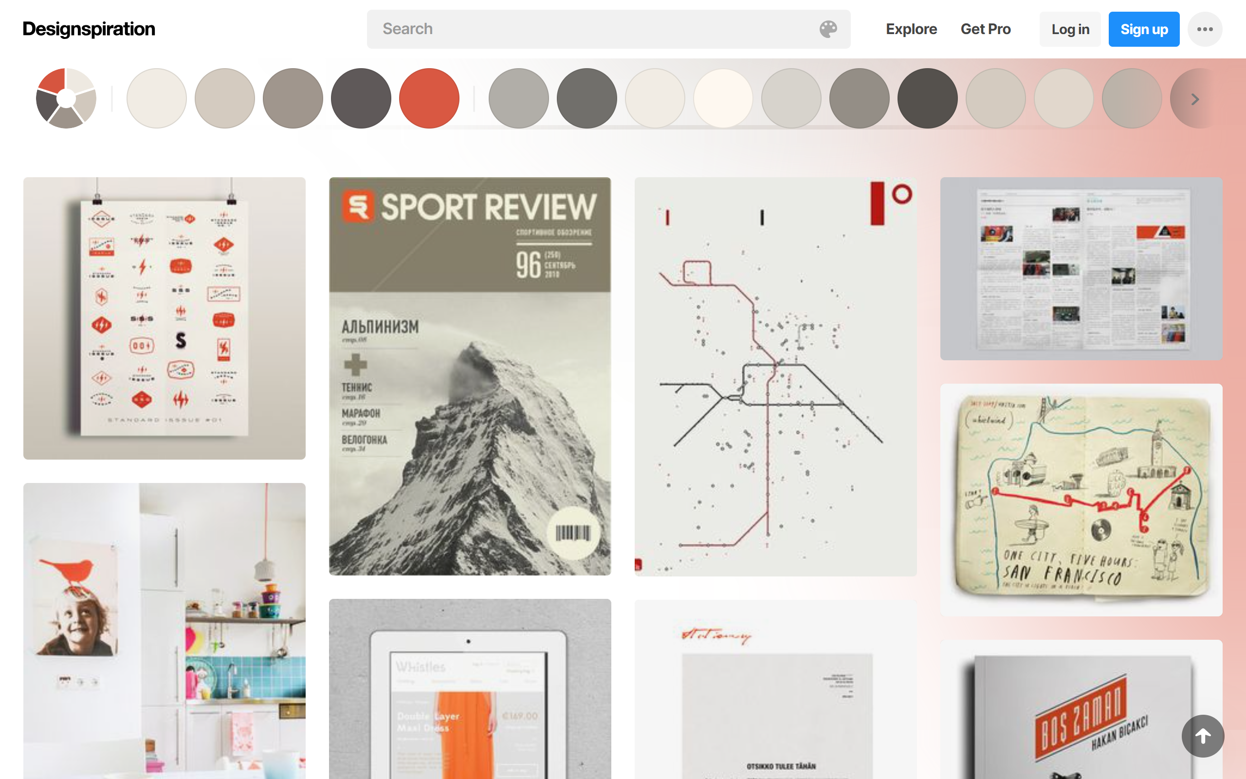 Designspiration Graphic Design Website
