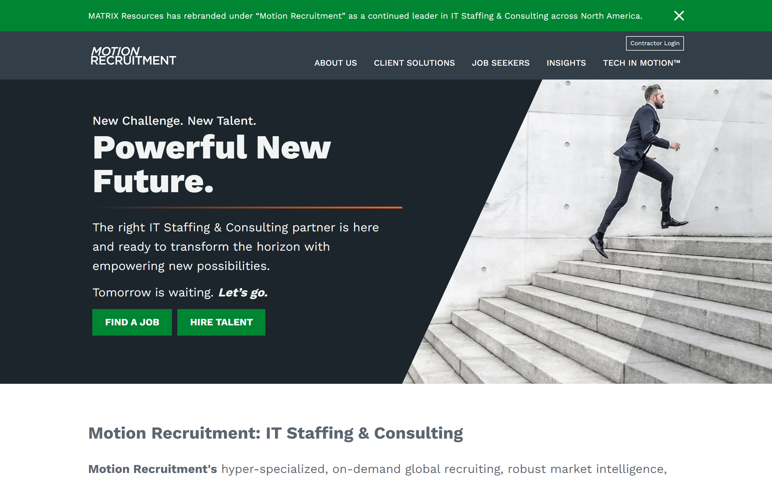 Motion Recruitment Job Search Site 