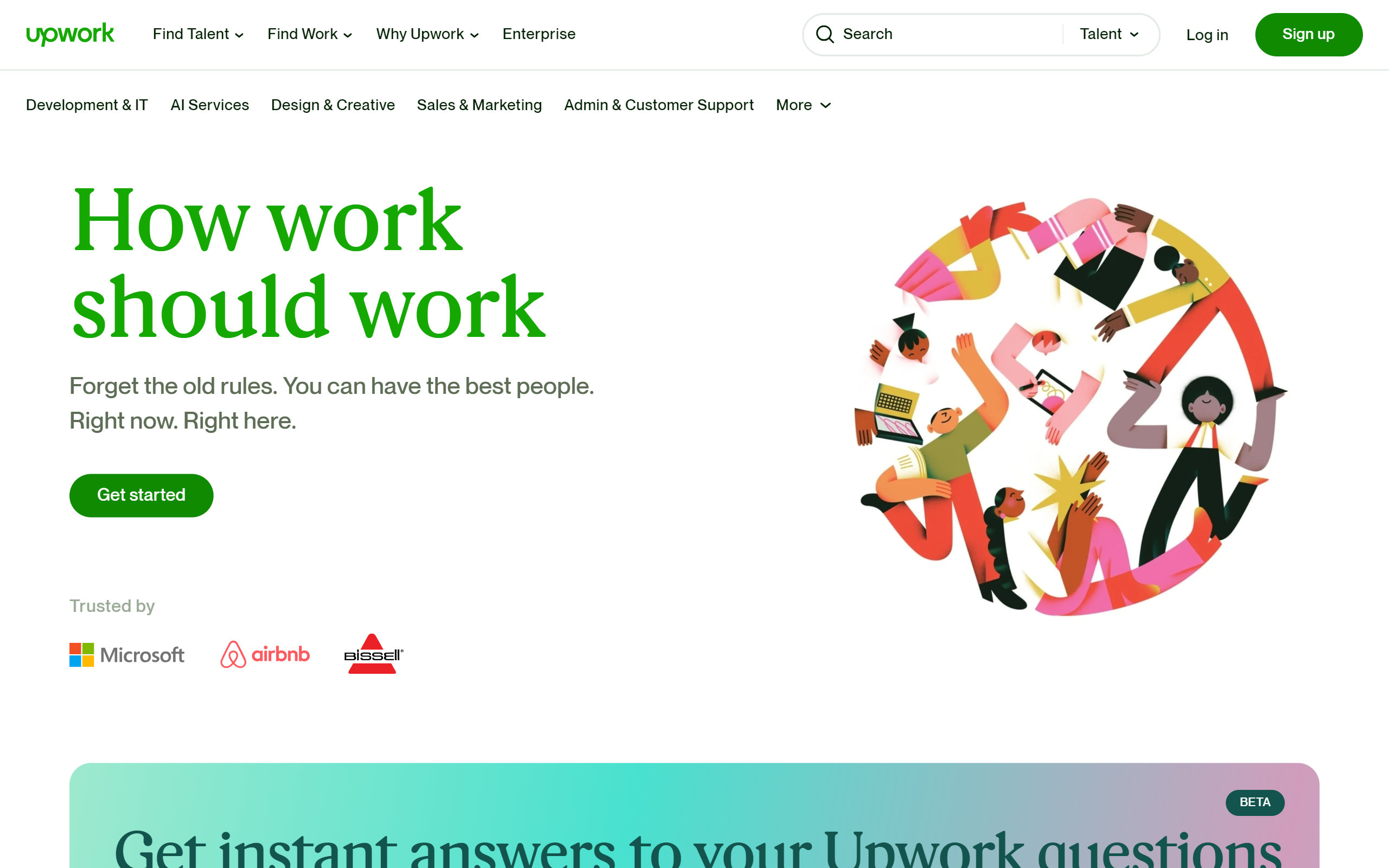 Upwork Job Search Site
