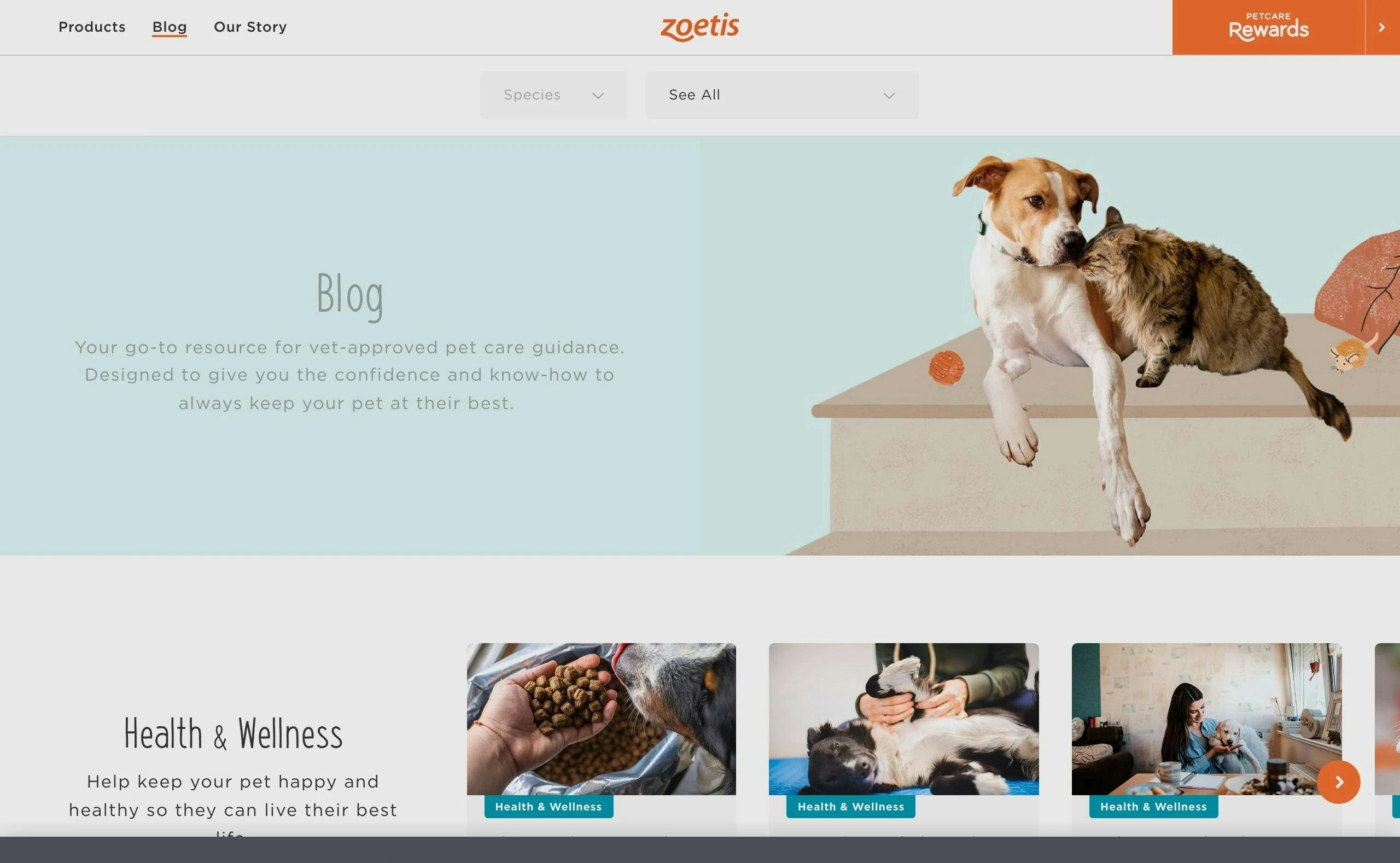 Zoetis Petcare pet blog