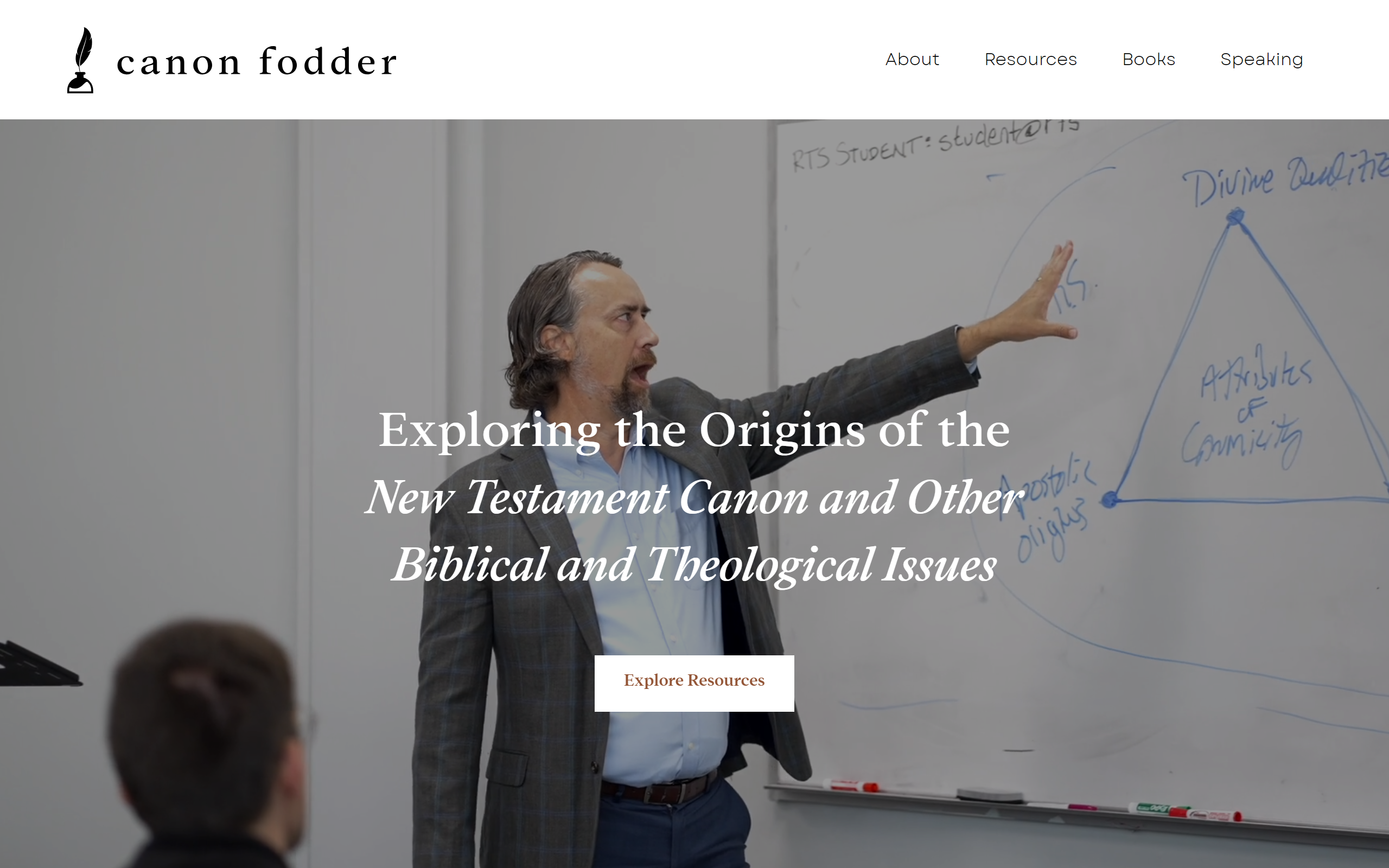 Canon Fodder Christian Blog