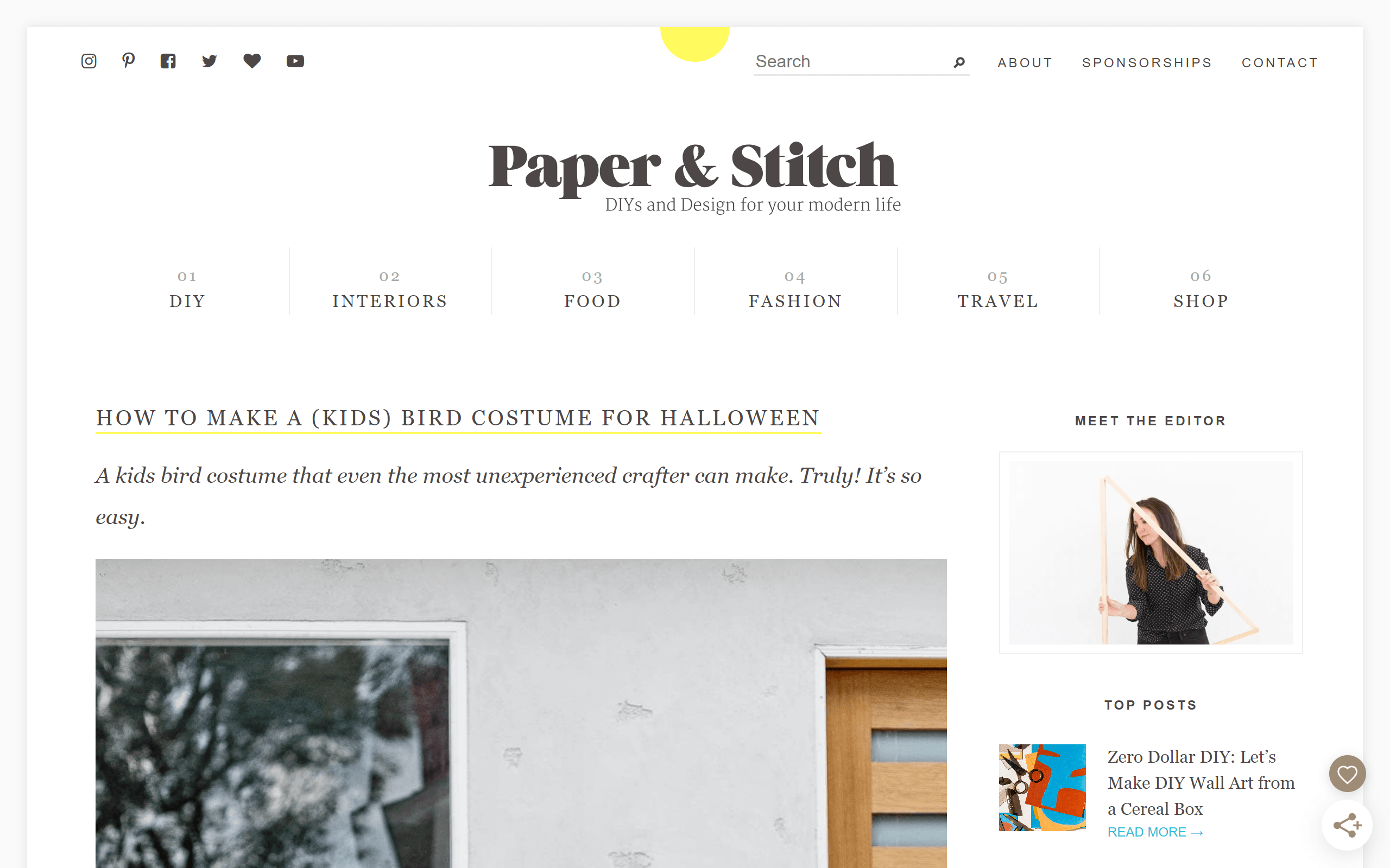 Paper & Stitch interior design blog