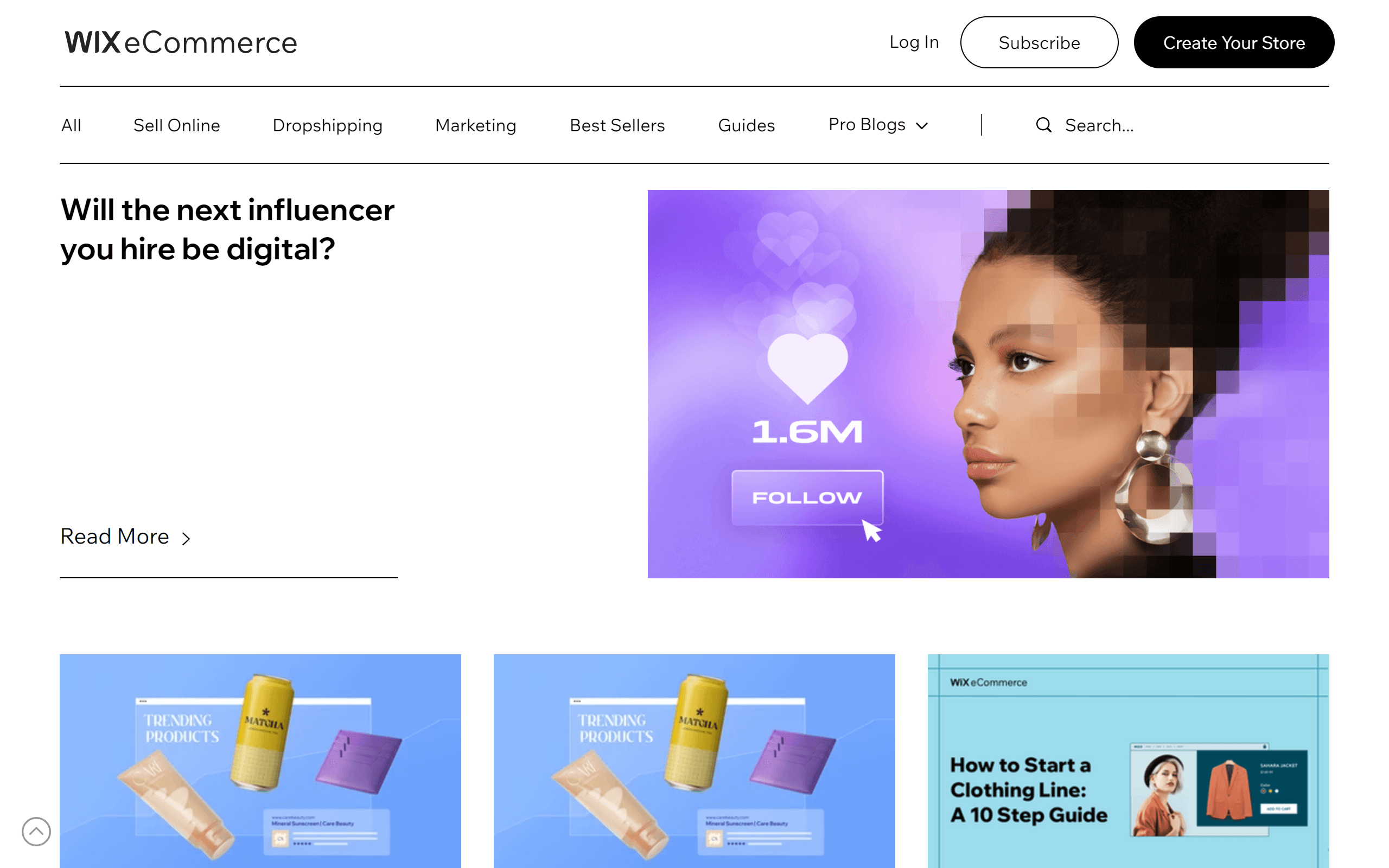 Wix eCommerce Blog eCommerce Blog
