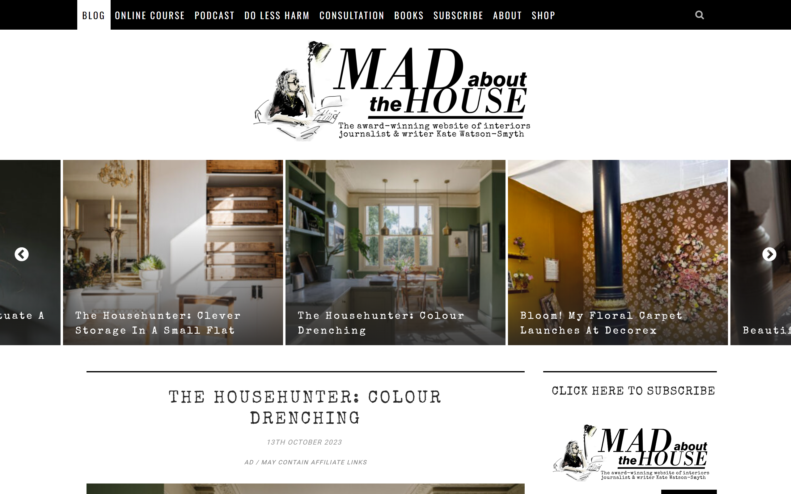 Mad about the House interior design blog