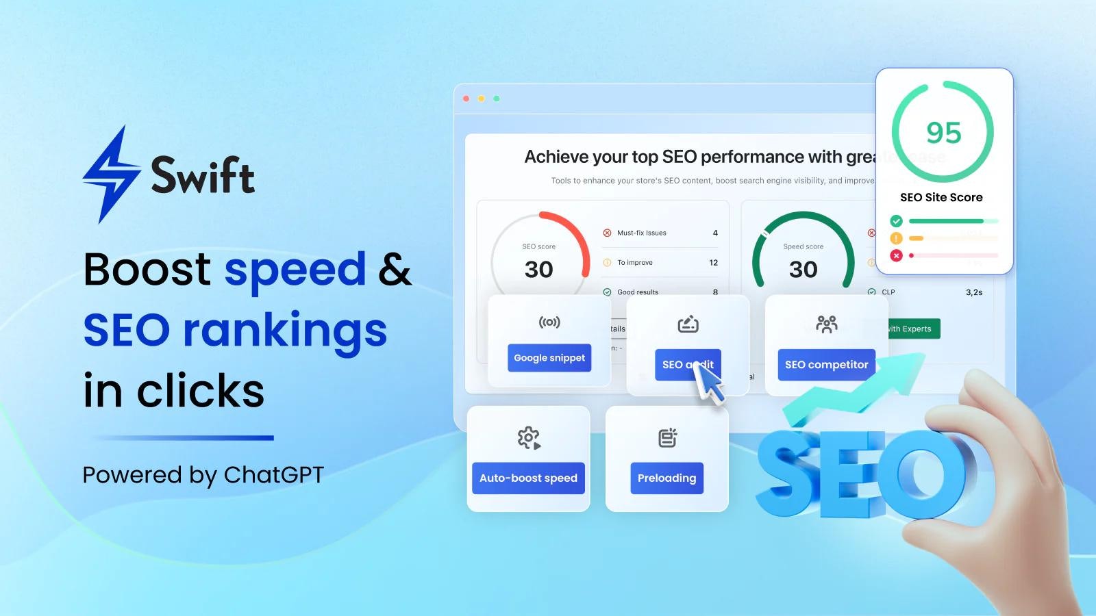 Swift SEO Page Speed Optimizer Shopify app