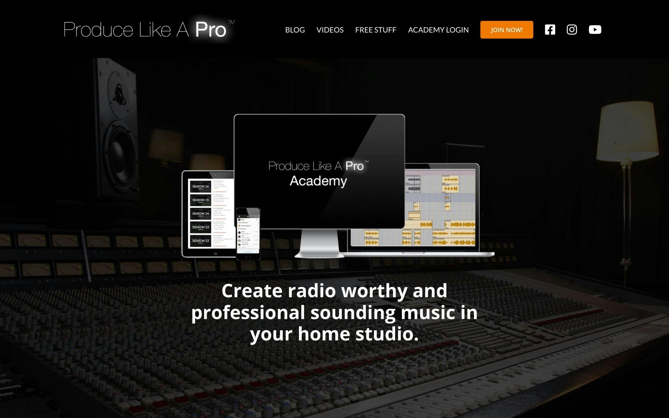 Produce Like a Pro music blog