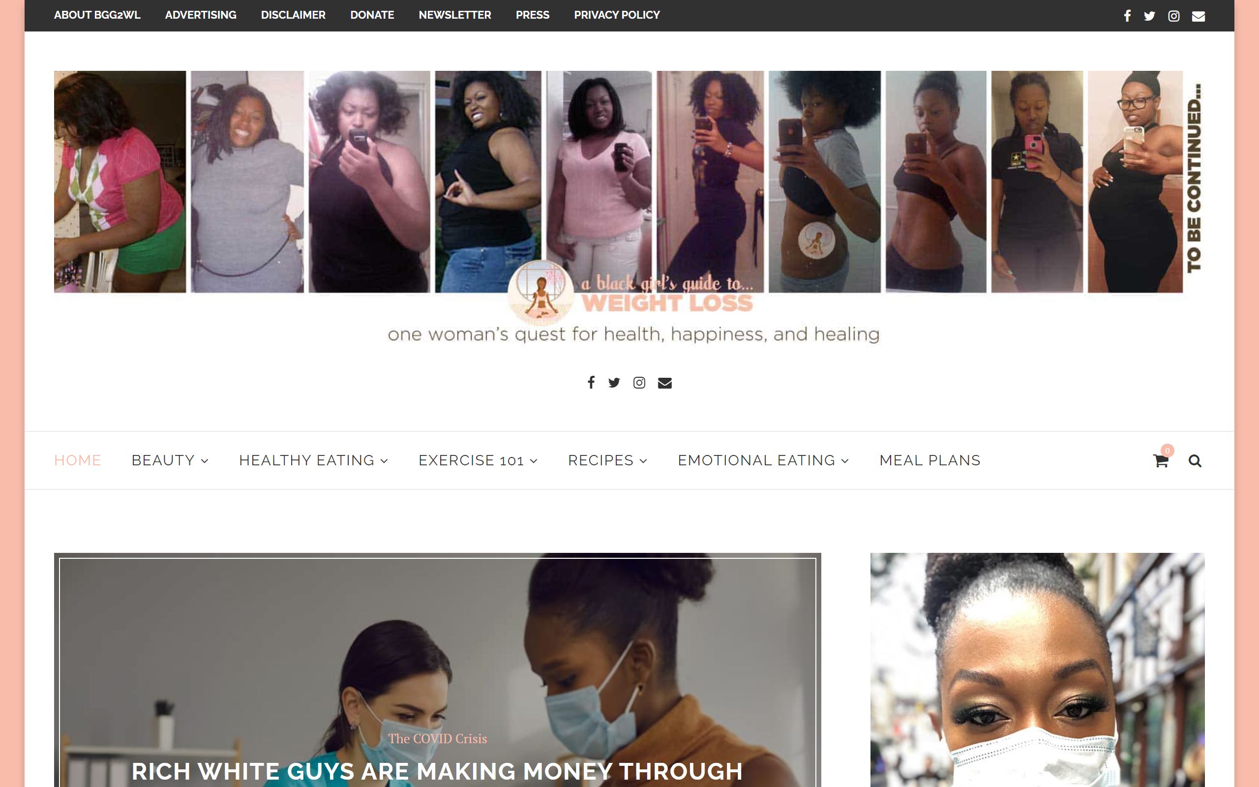 A Black Girl’s Guide to Weight Loss weight loss blog