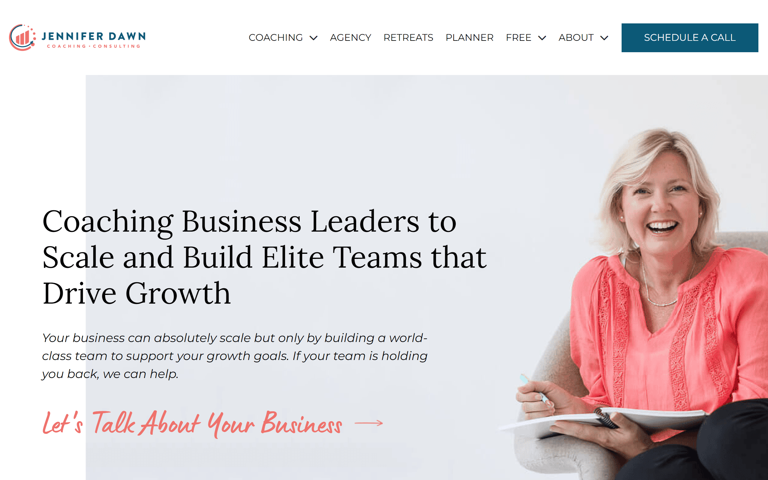 Jennifer Dawn Coaching Website