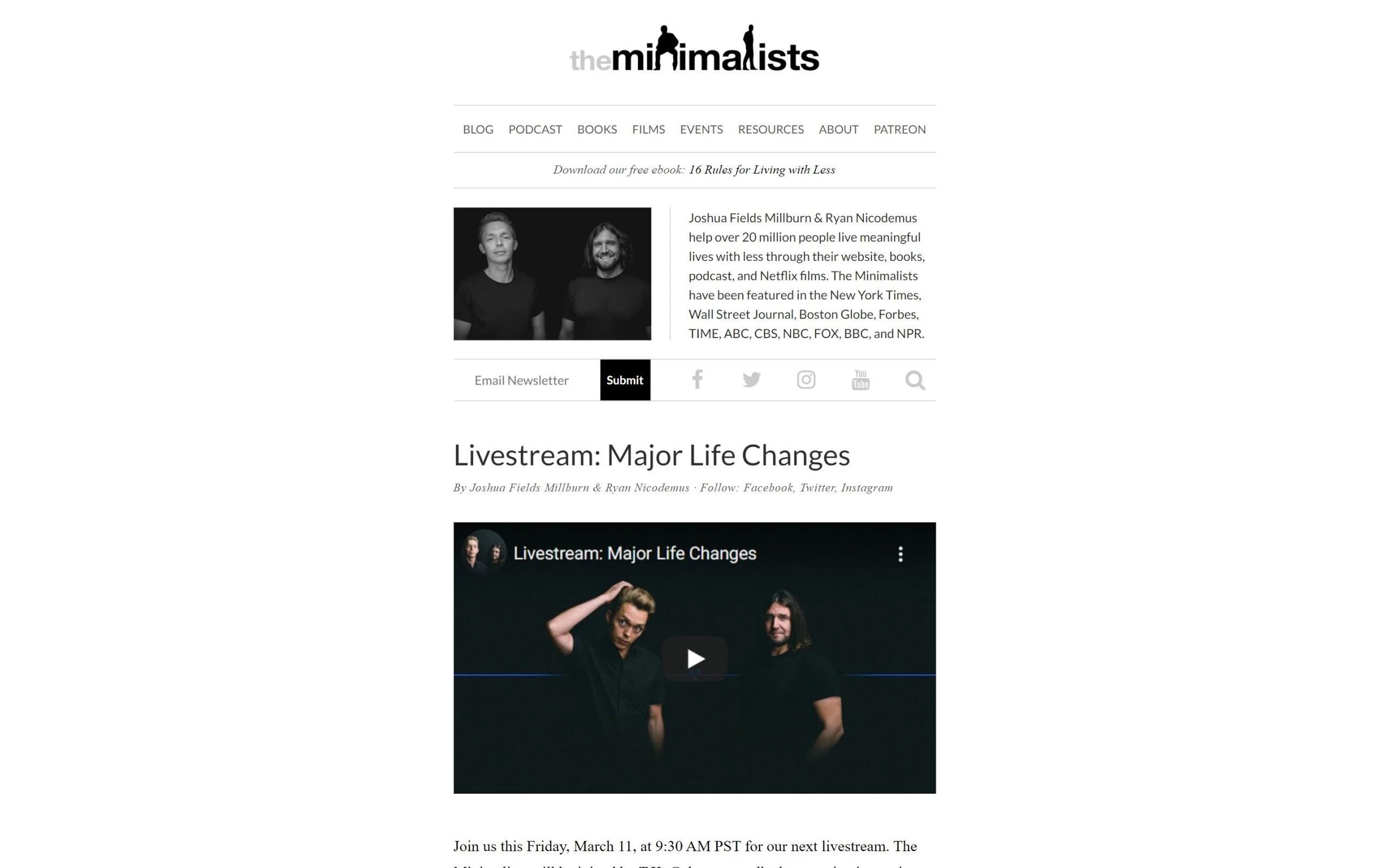 The Minimalists