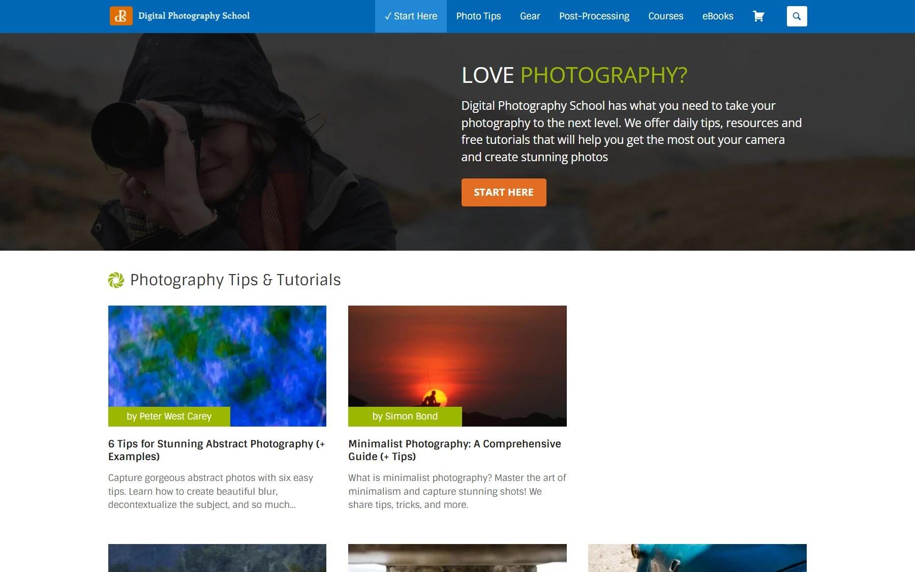 Digital Photography School photography blog