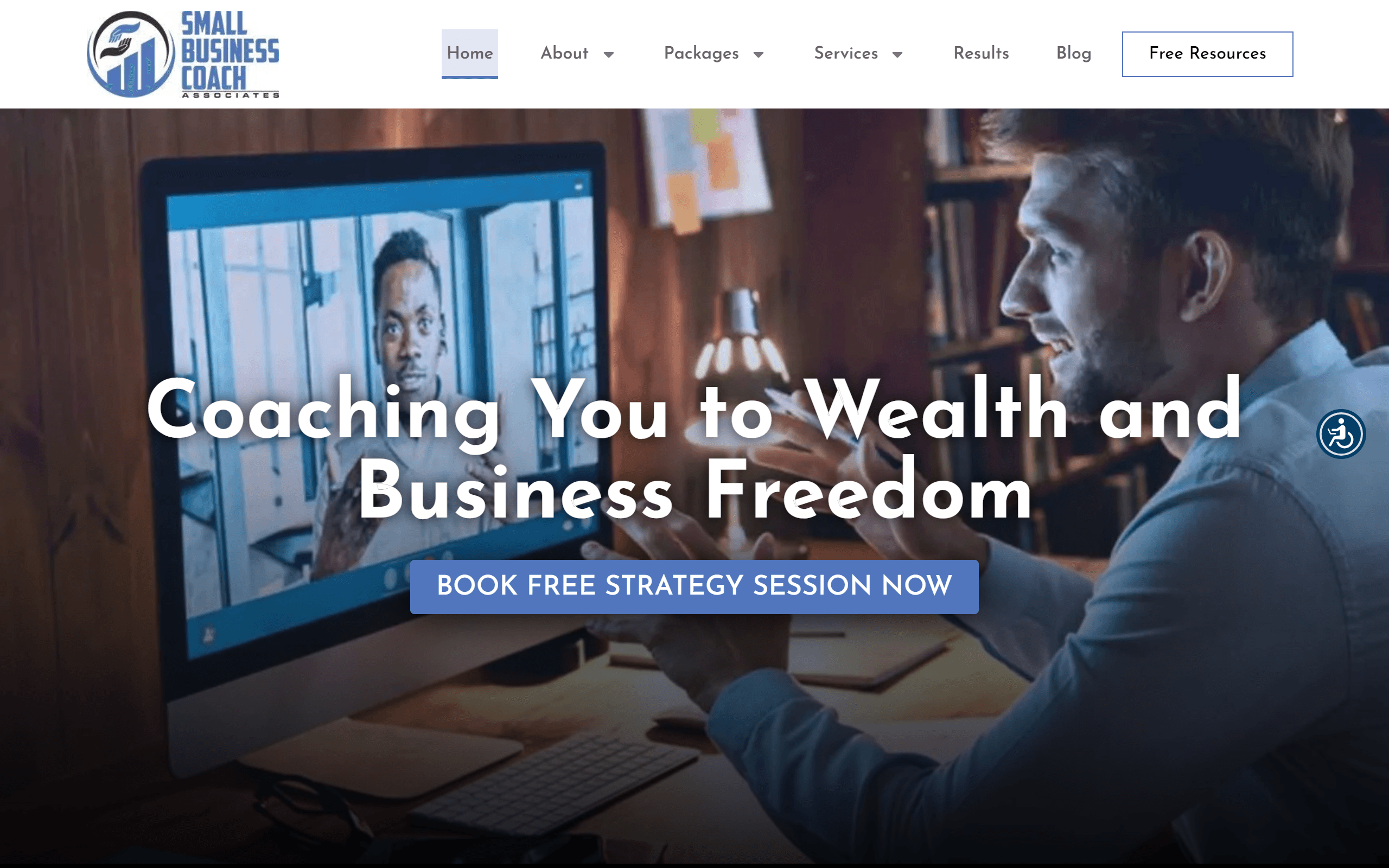 Small Business Coach Coaching Website