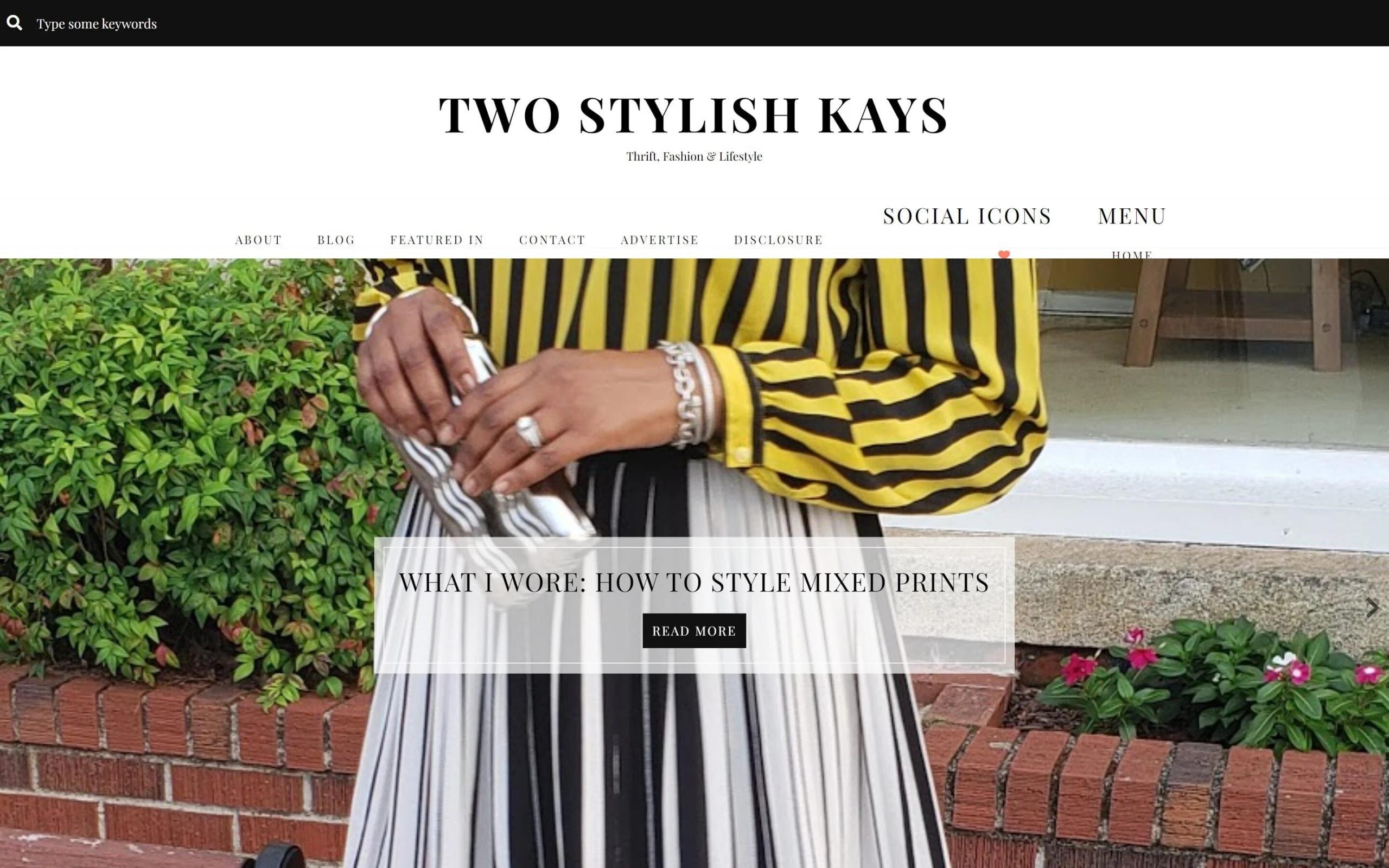 Two Stylish kays thrift fashion blog