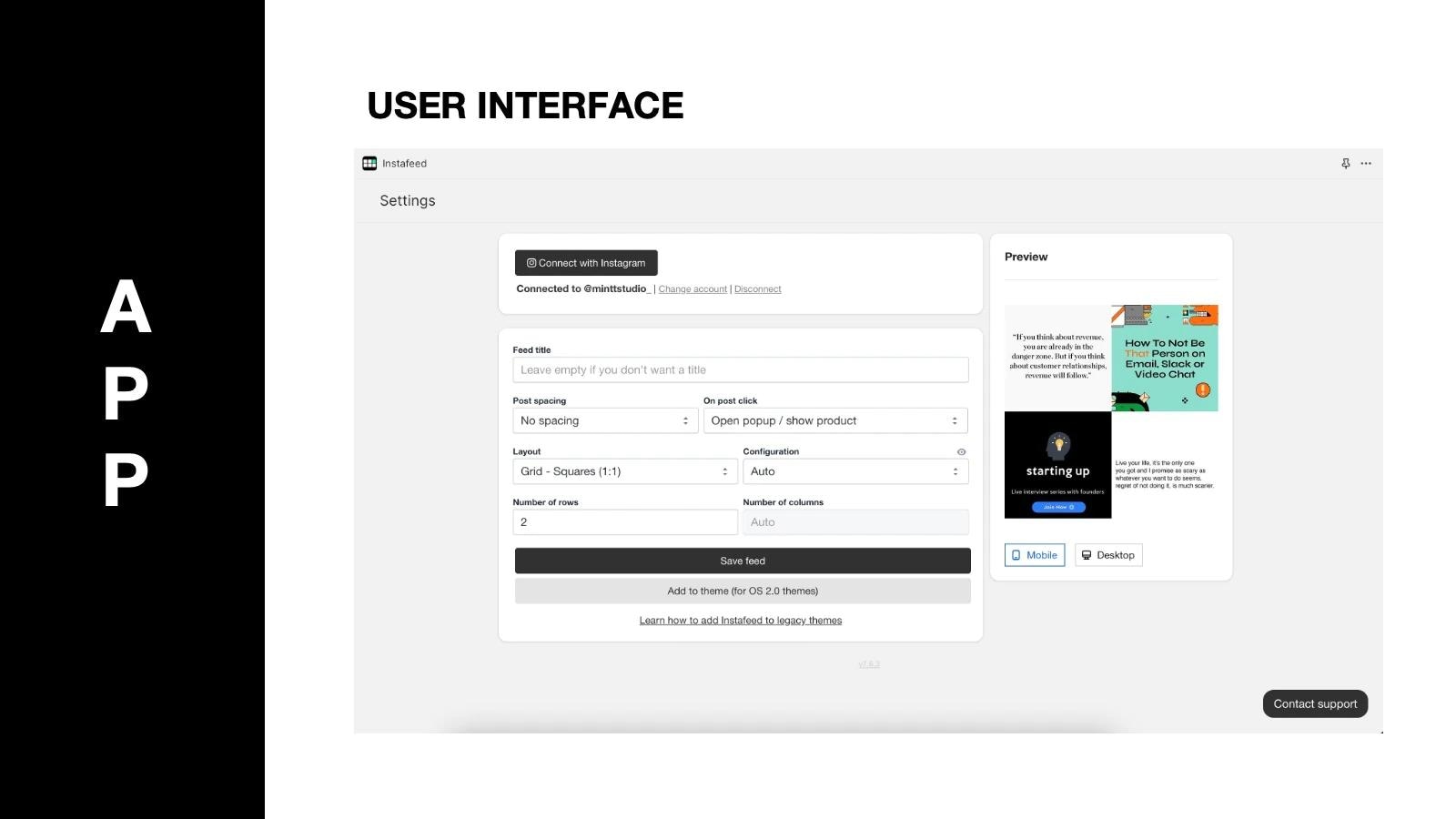 Instafeed ‑ Instagram Feed Shopify App