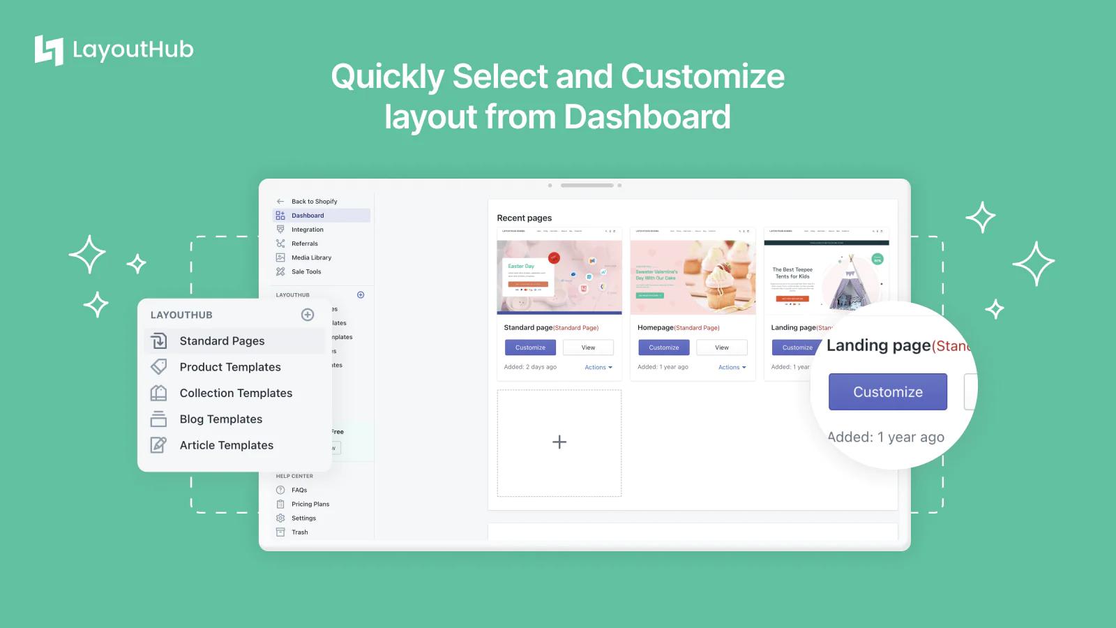LayoutHub ‑ Easy Page Builder Shopify app