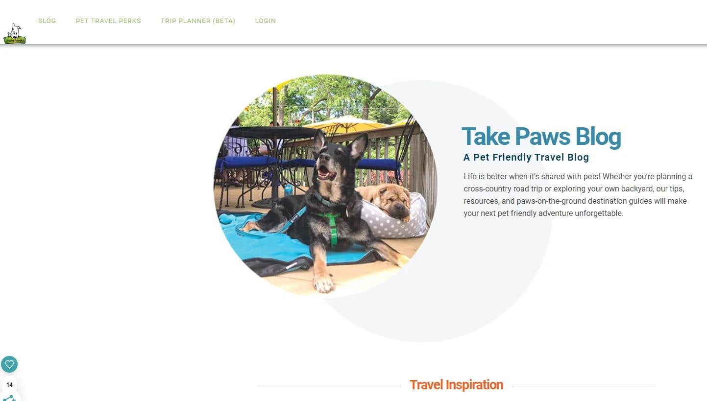 Take Paws pet blog