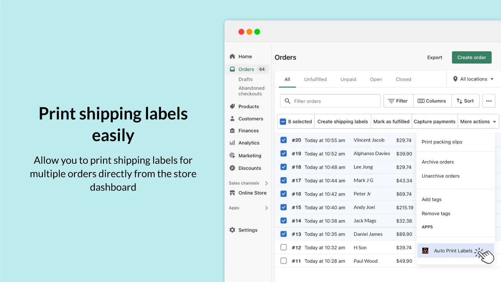 PH MultiCarrier Shipping Label Shopify Shipping App