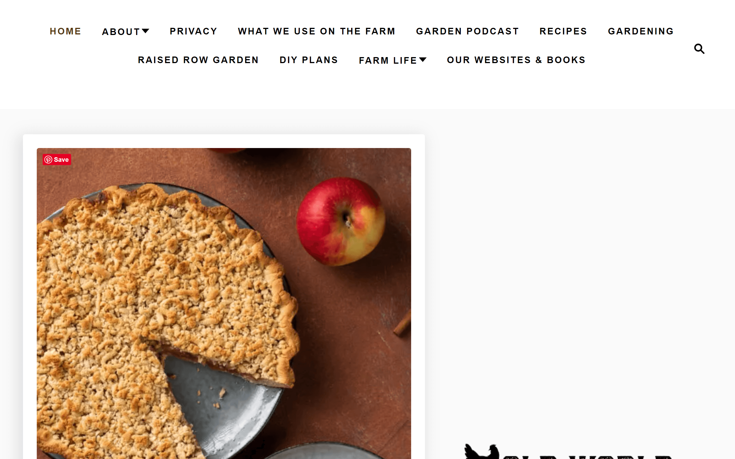 Old World Garden Farms gardening blog