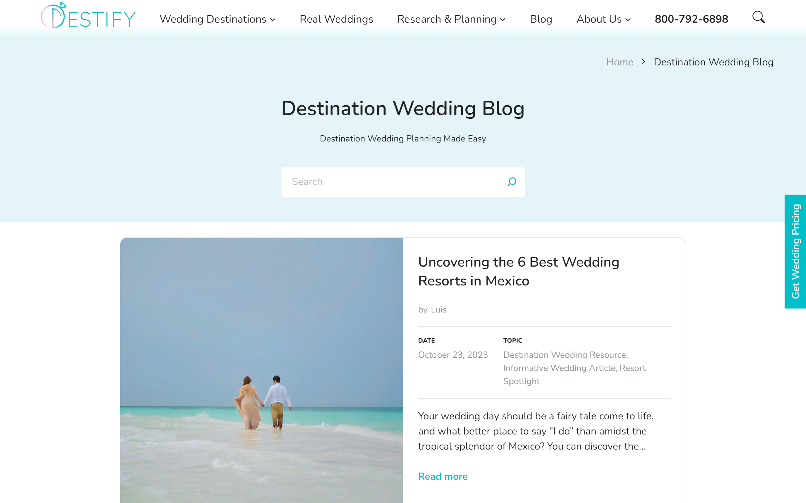 Destify Blog Wedding Blog