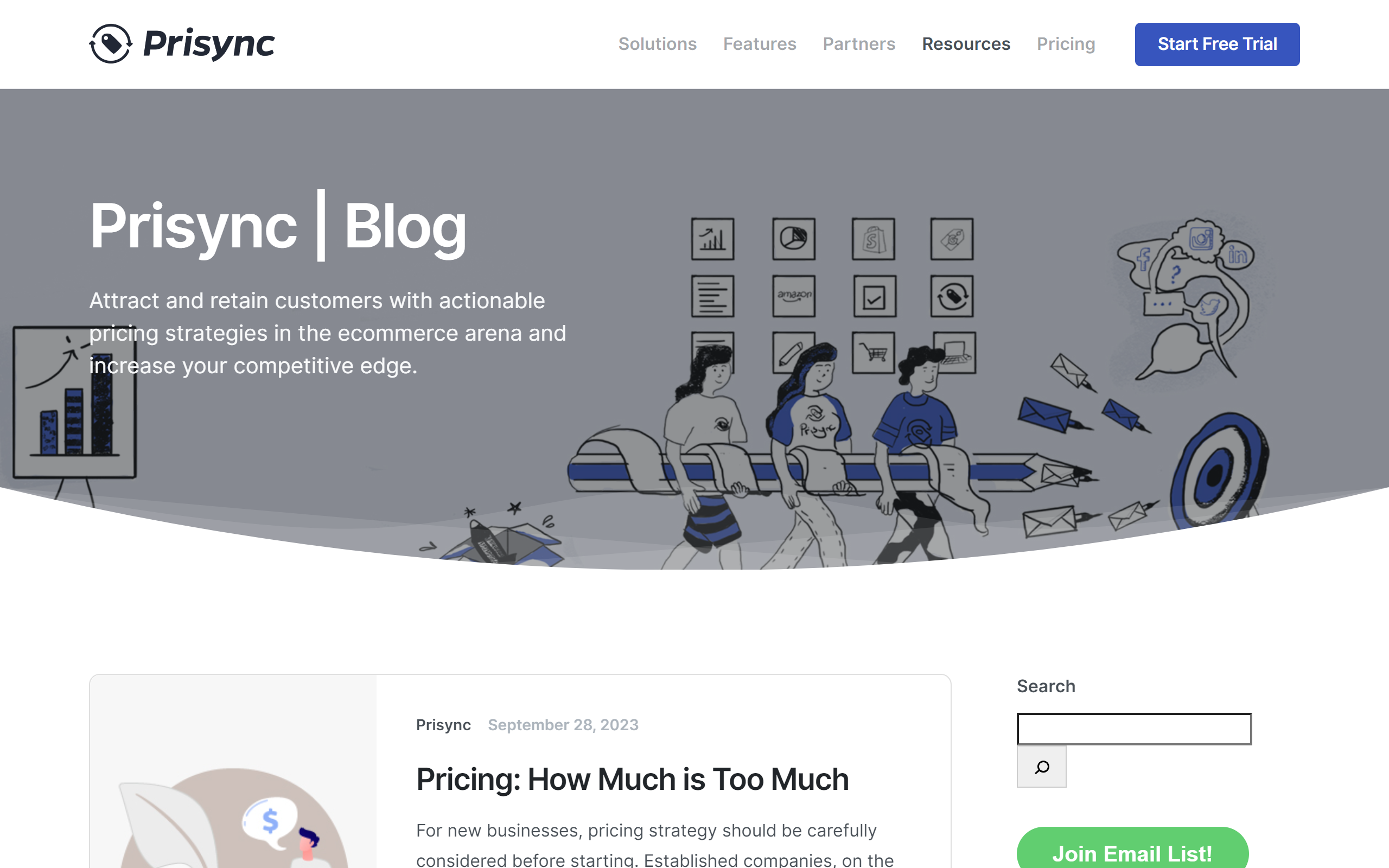 Prisync eCommerce blog