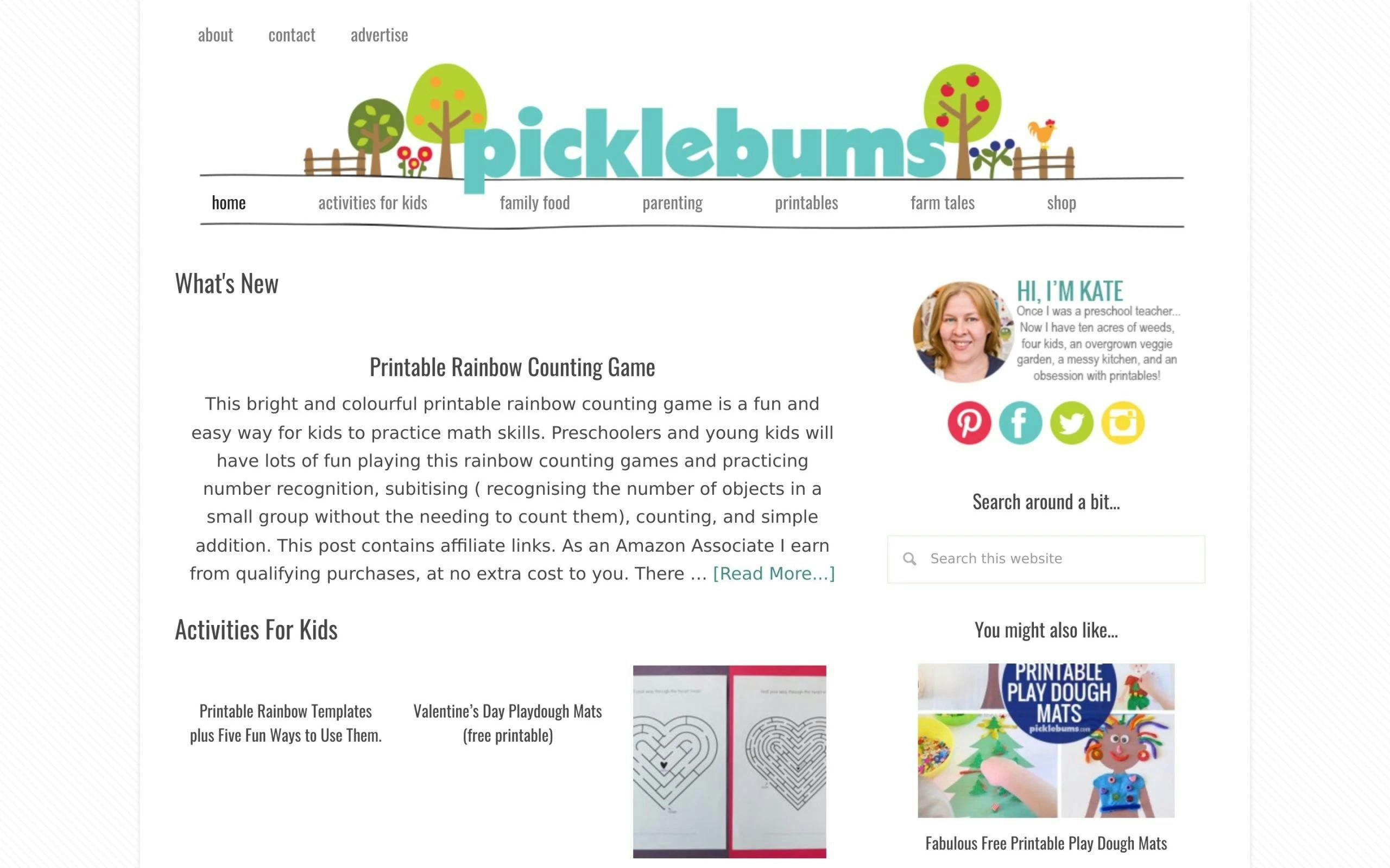 Picklebums mom blogs