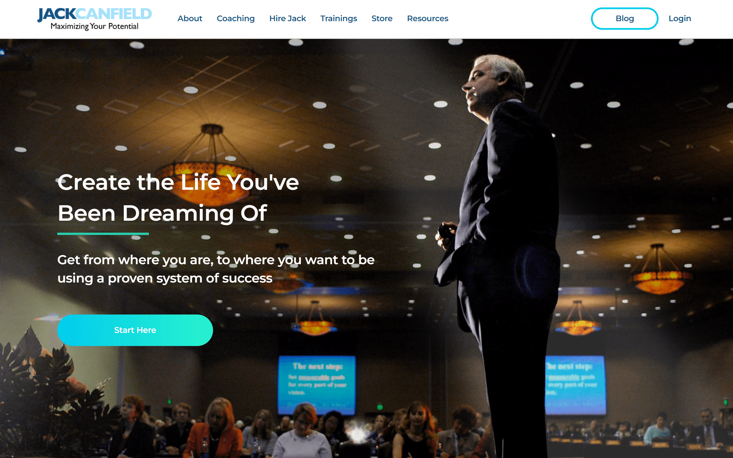 Jack Canfield Coaching Website