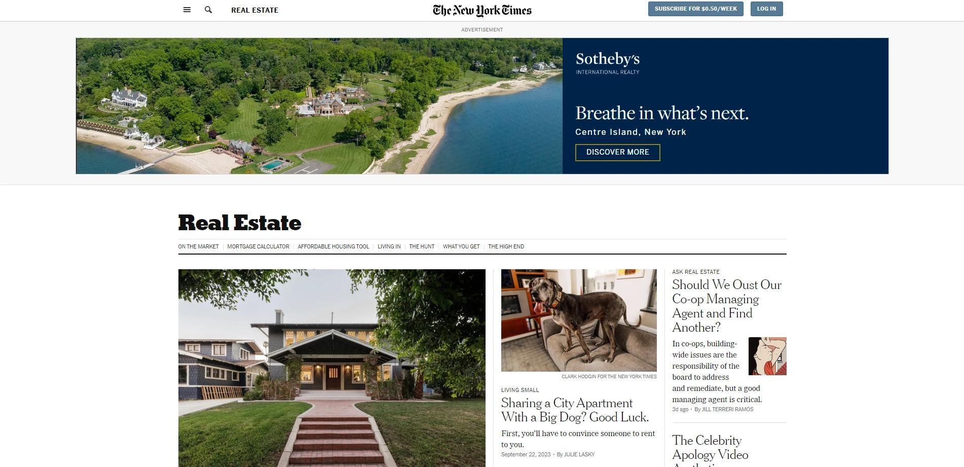 The New York Times – Real Estate real estate blog