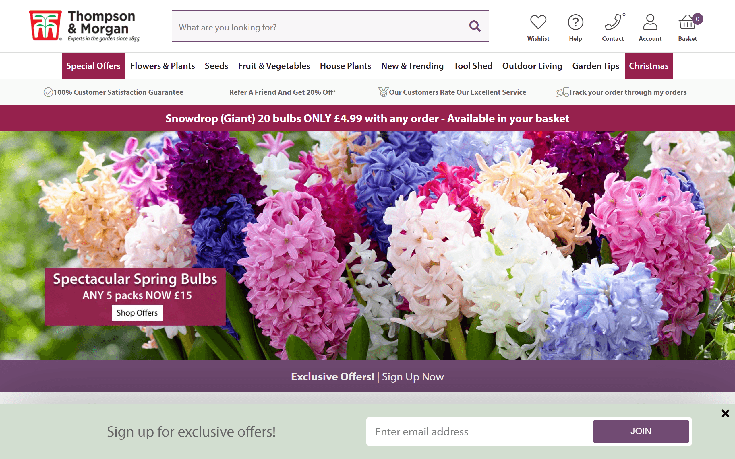 Thompson and Morgan gardening blog