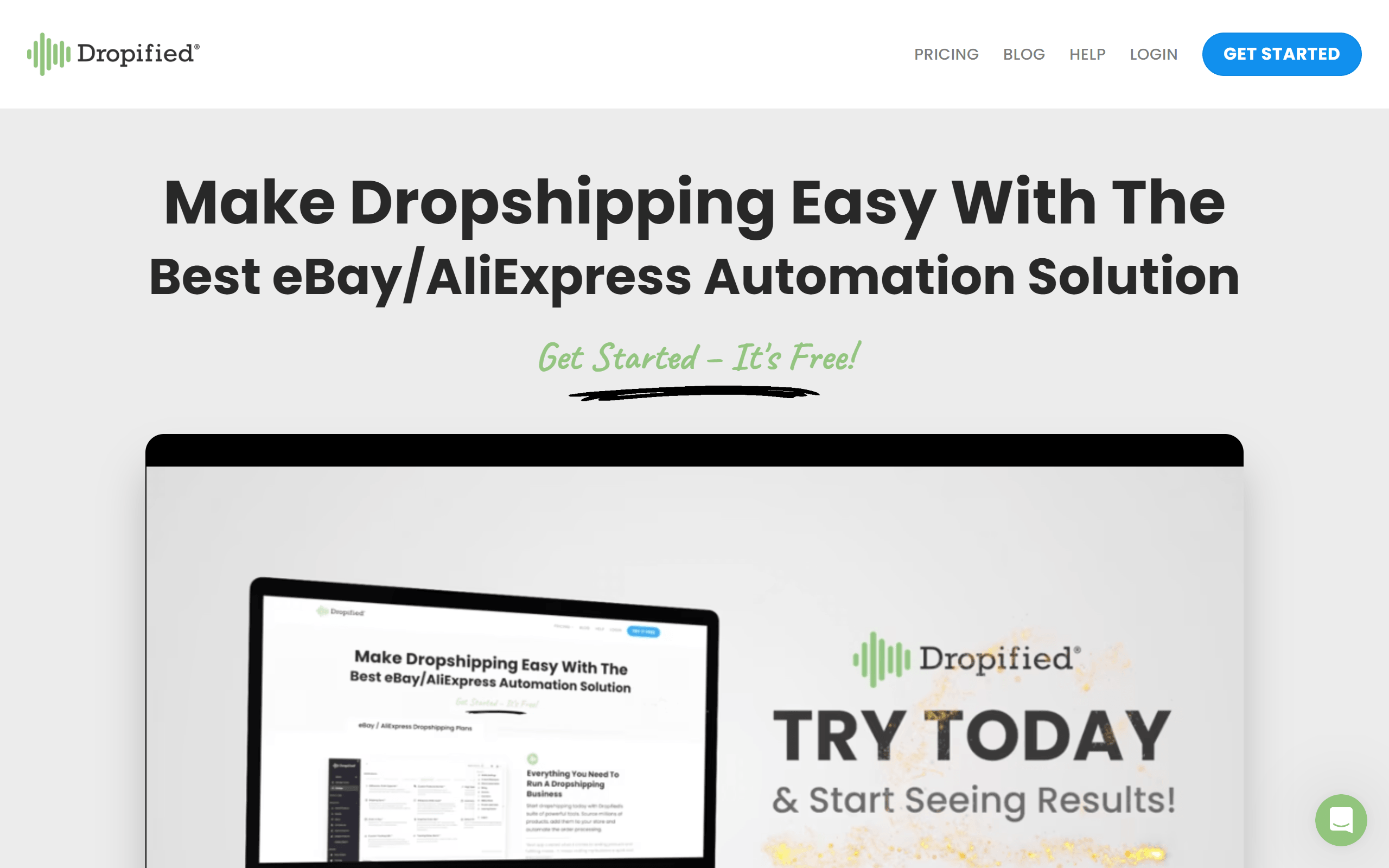 Dropified dropshipping website