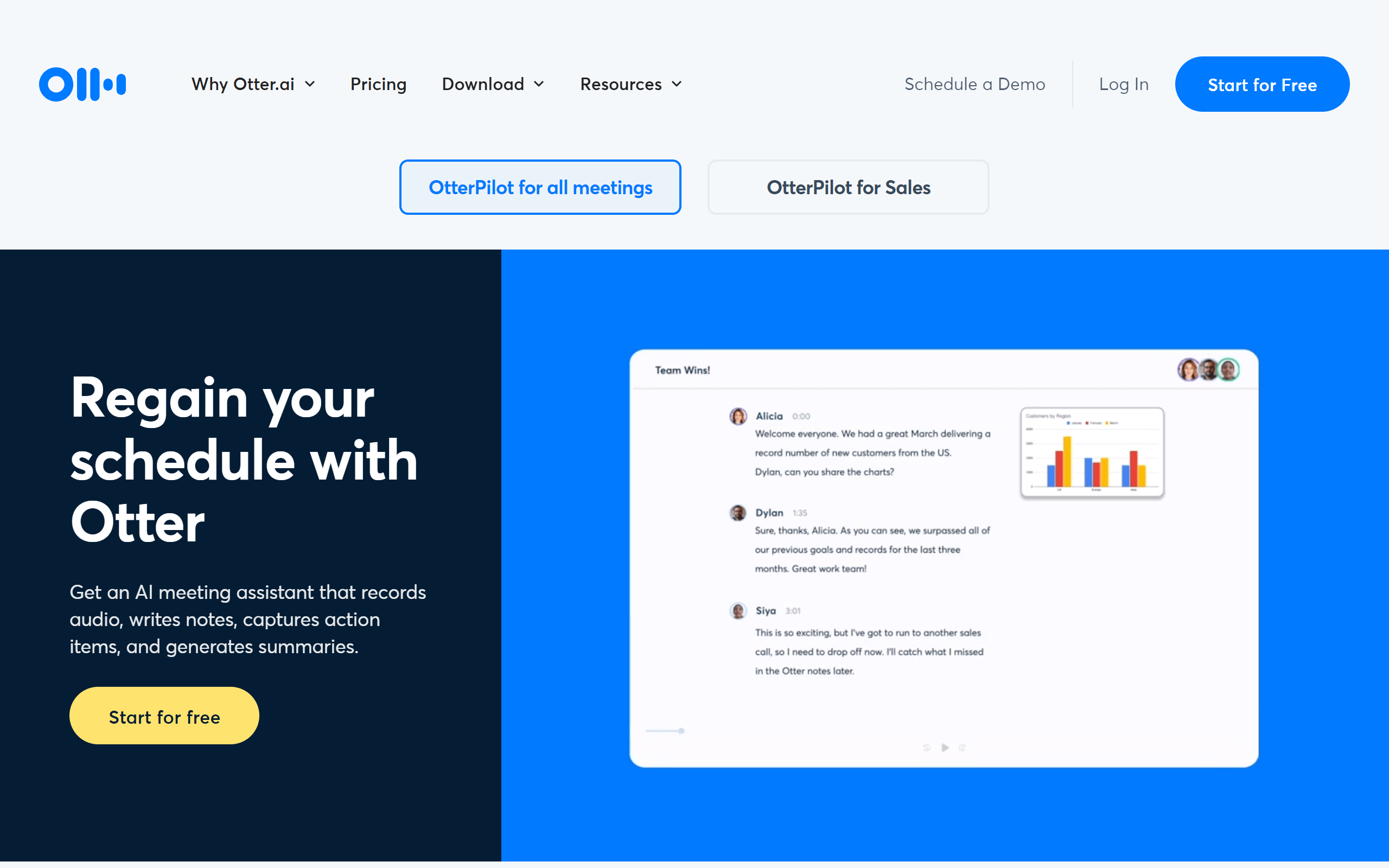 Otter.ai Content Creation Tool
