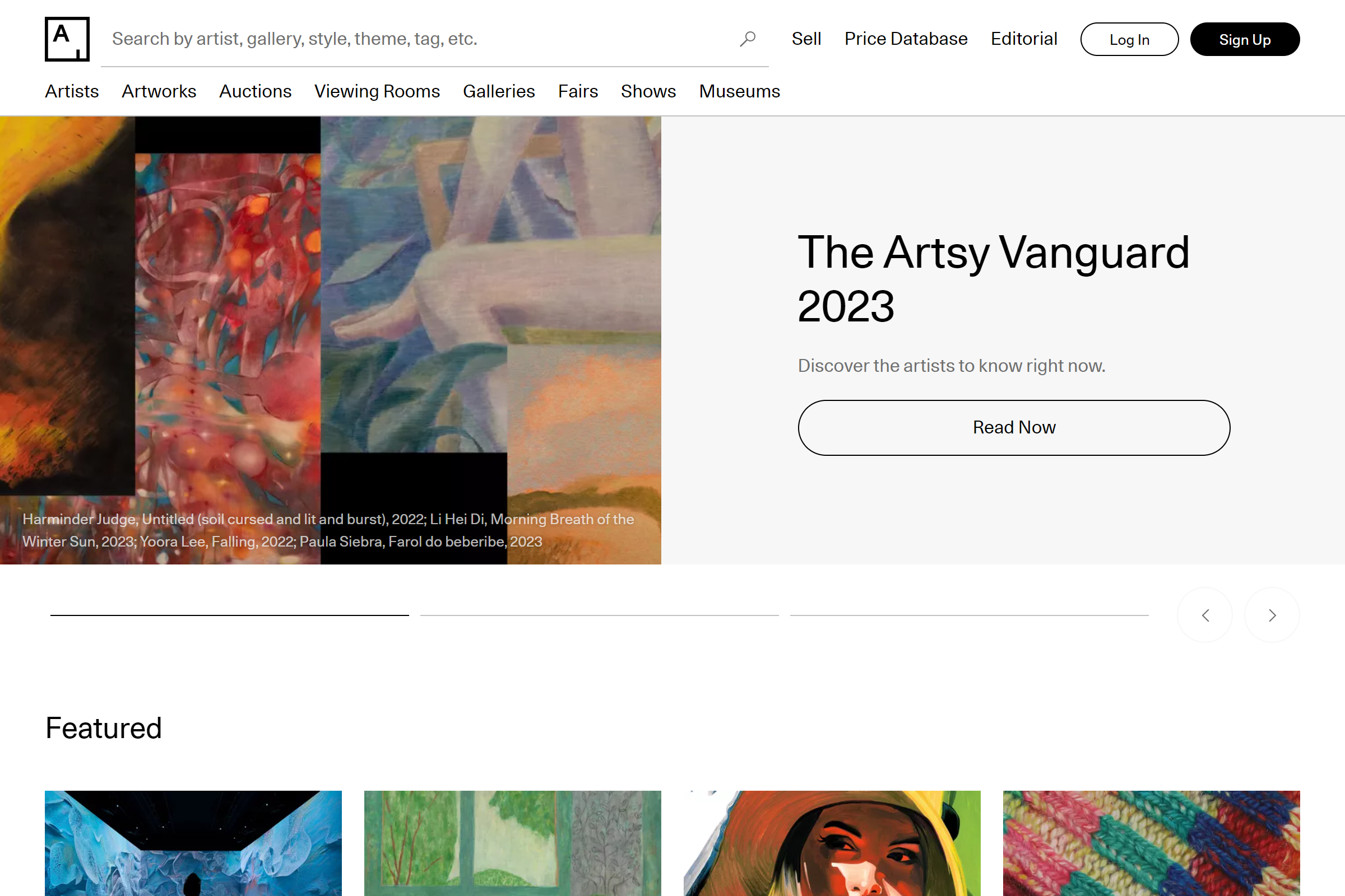Artsy art blog