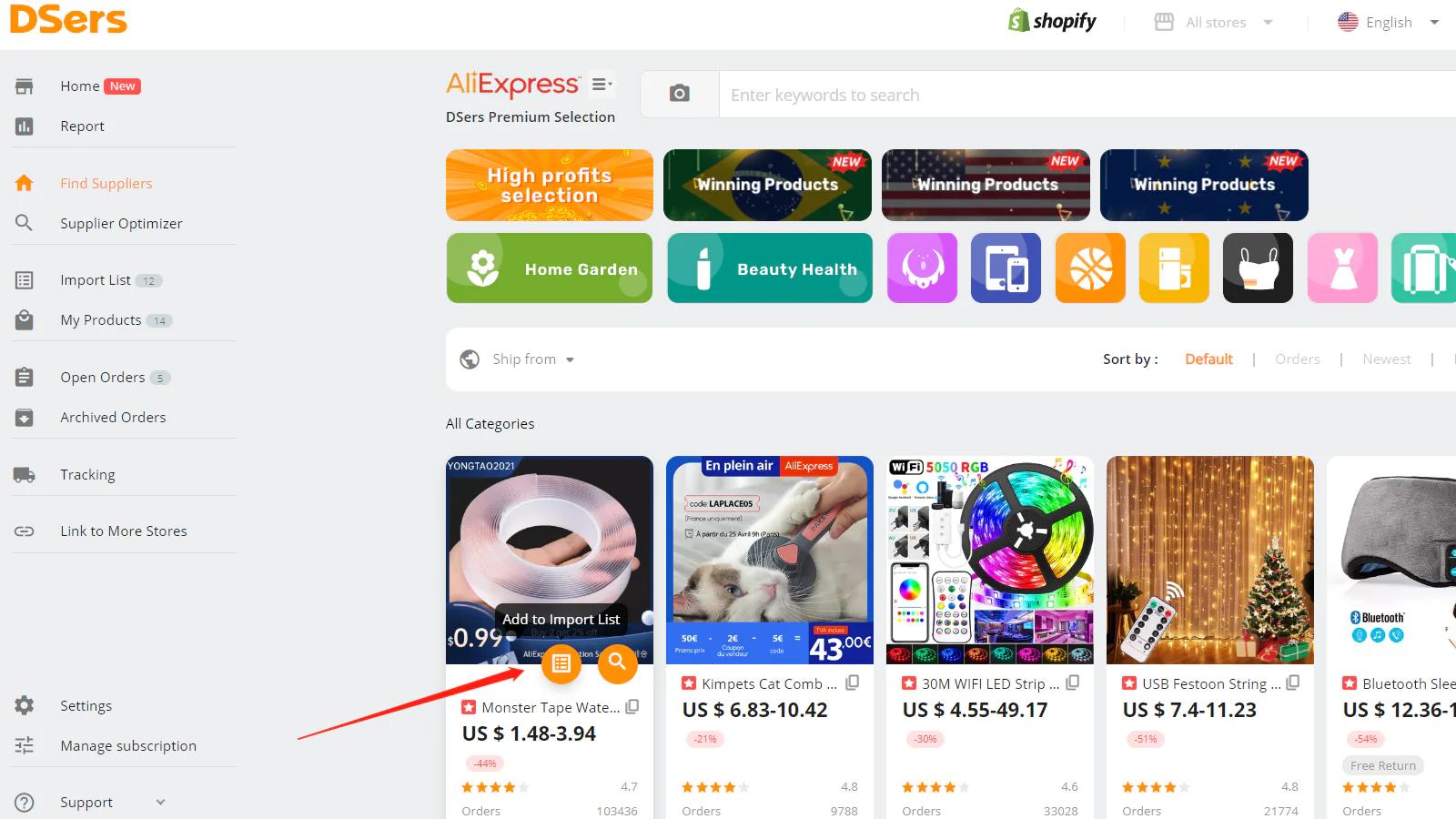 DSersâAliExpress Dropshipping app