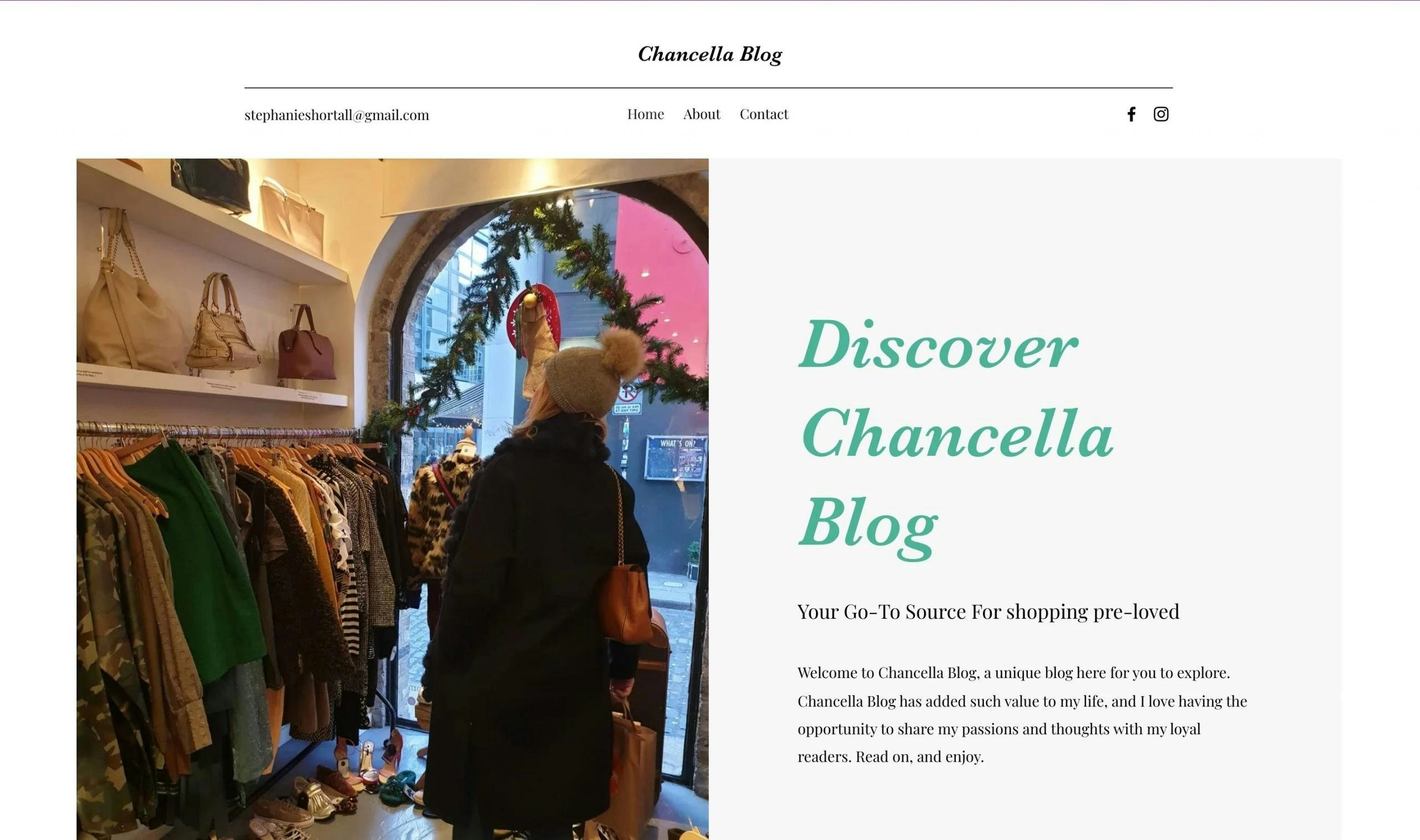 Chancella Blog thrift fashion blog