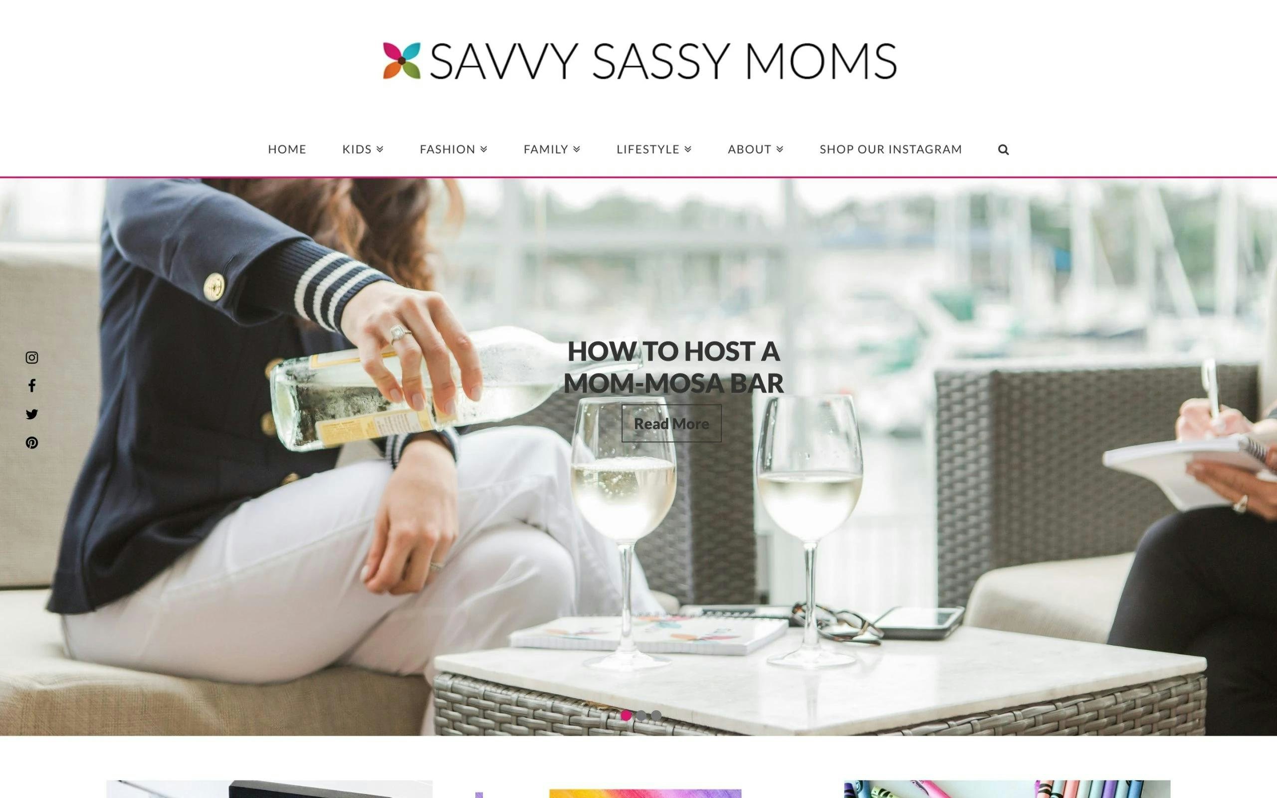 Savvy Sassy Moms mom blogs