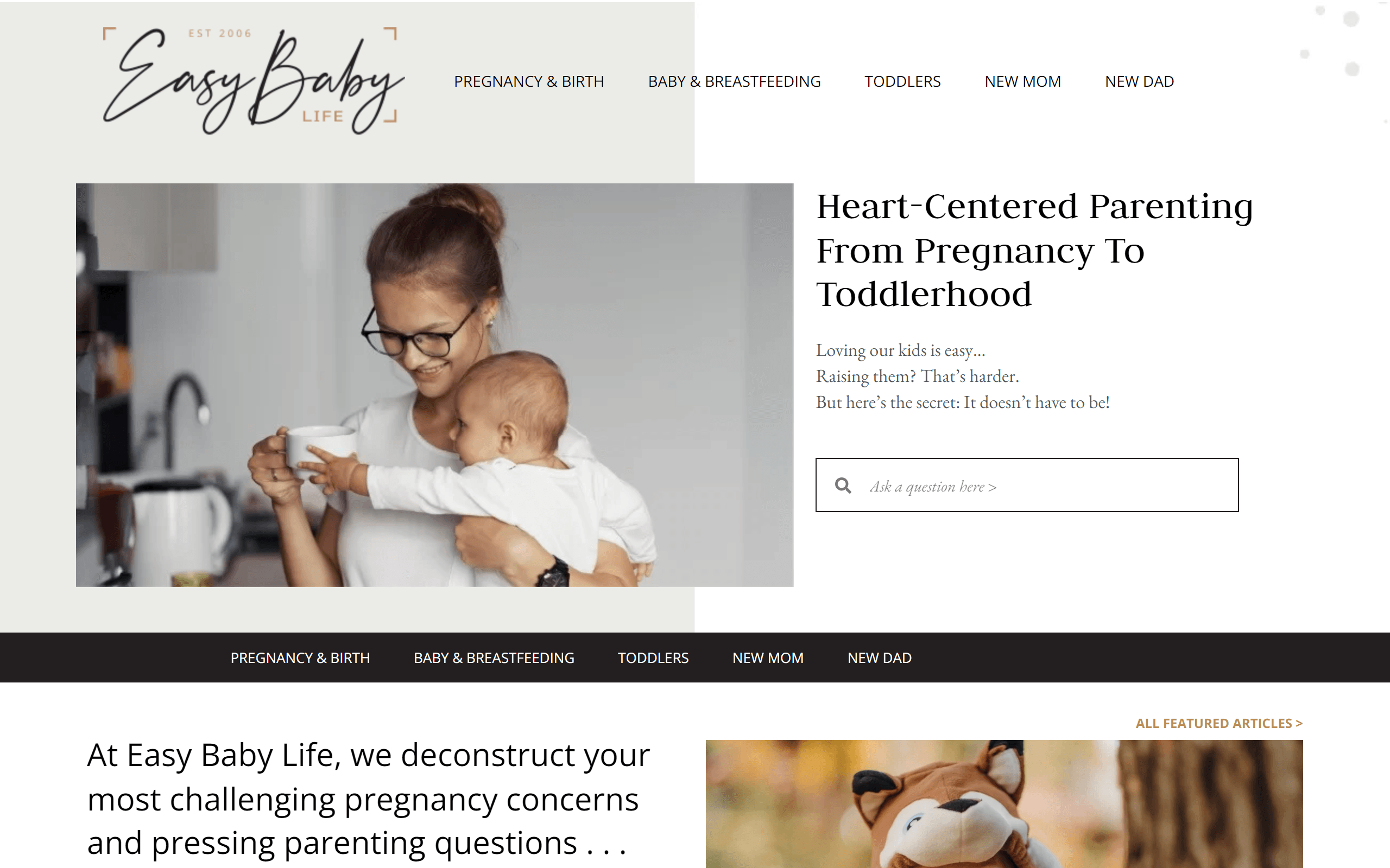 easy baby life parenting blog