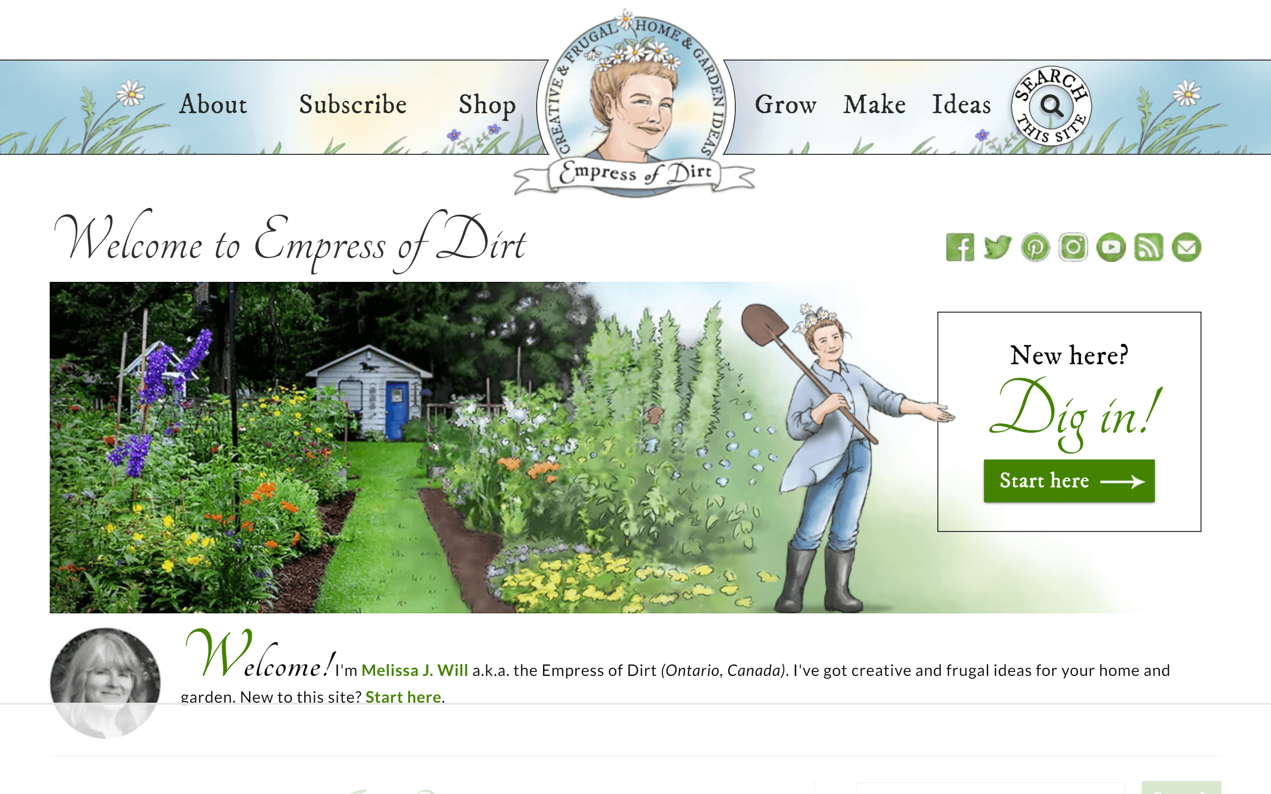 Empress of Dirt gardening blog