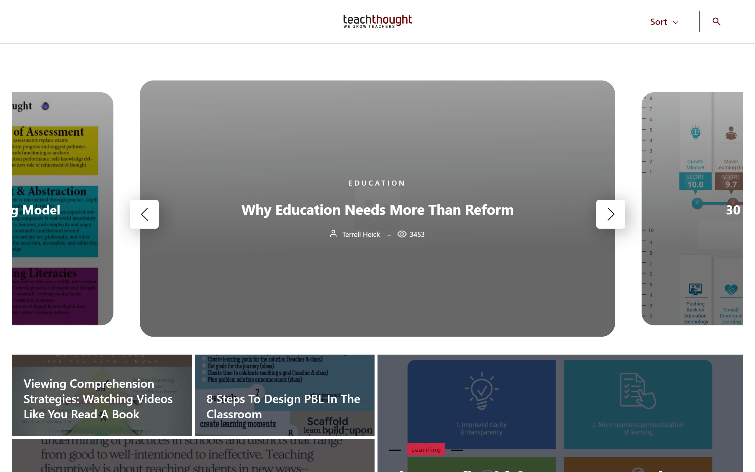 TeachThought teacher blog