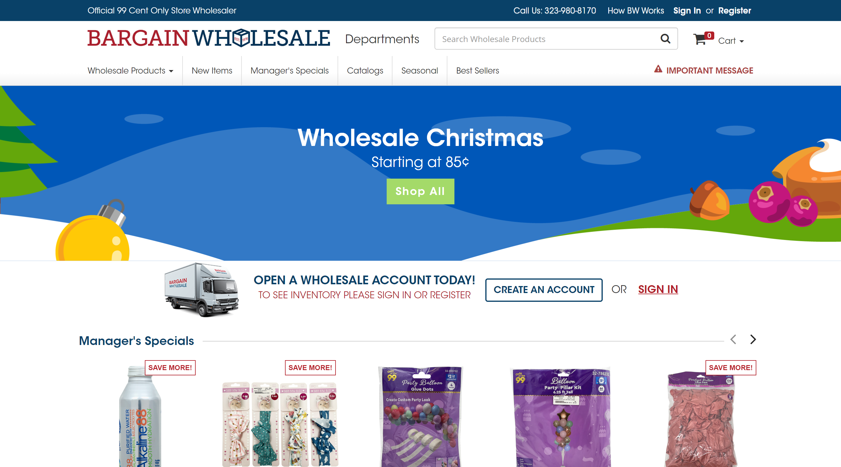 Bargain Wholesale Wholesale Website