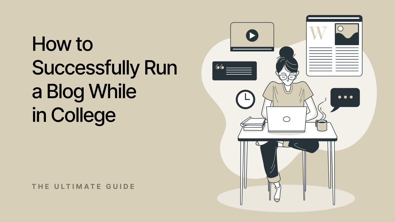 run a blog in college