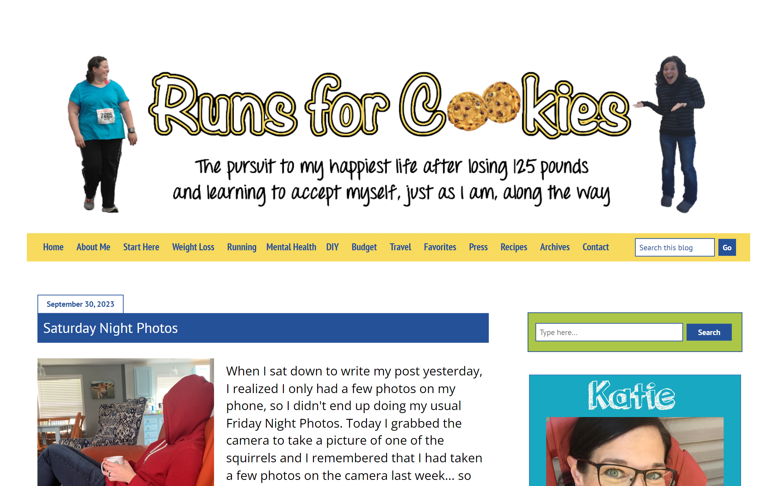 Runs For Cookies weight loss blog