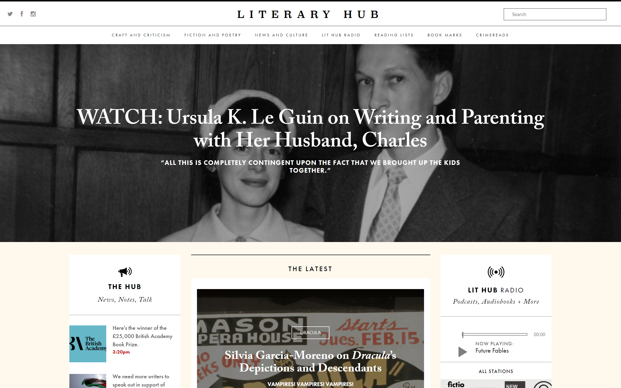 Literary Hub Websites for Writers