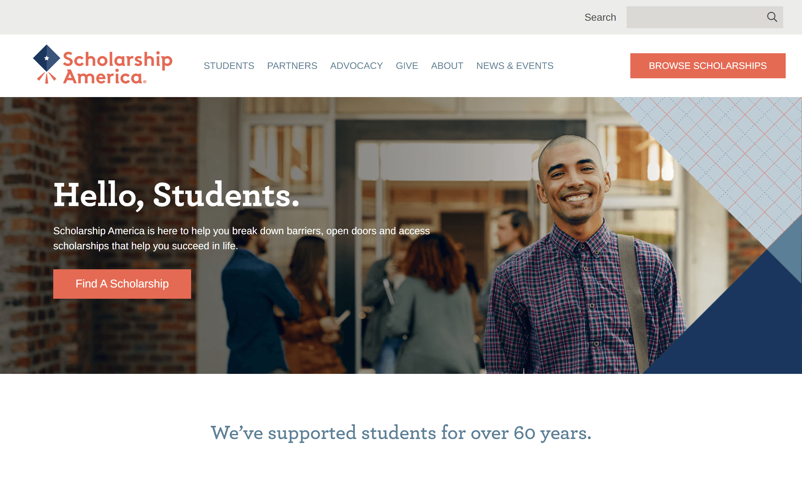 Scholarship America scholarship website