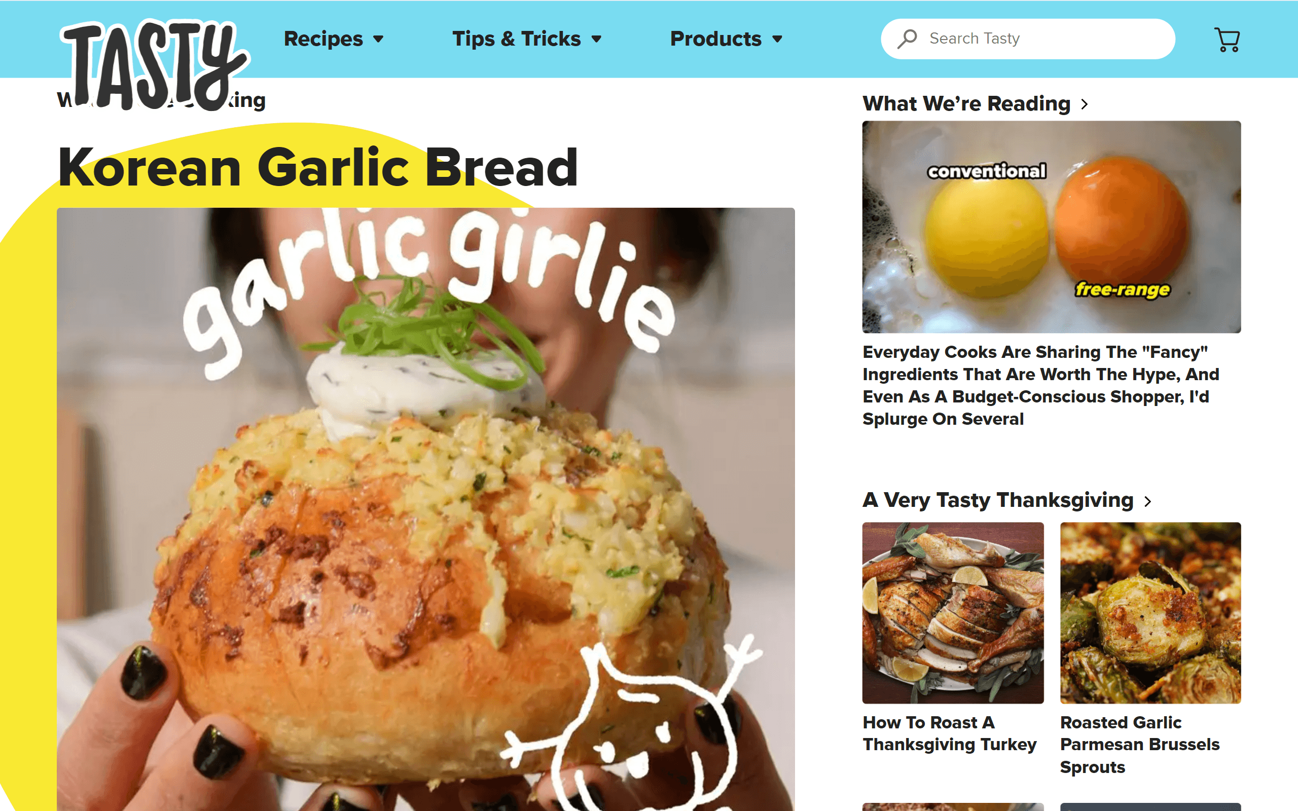 Tasty Recipe Websites