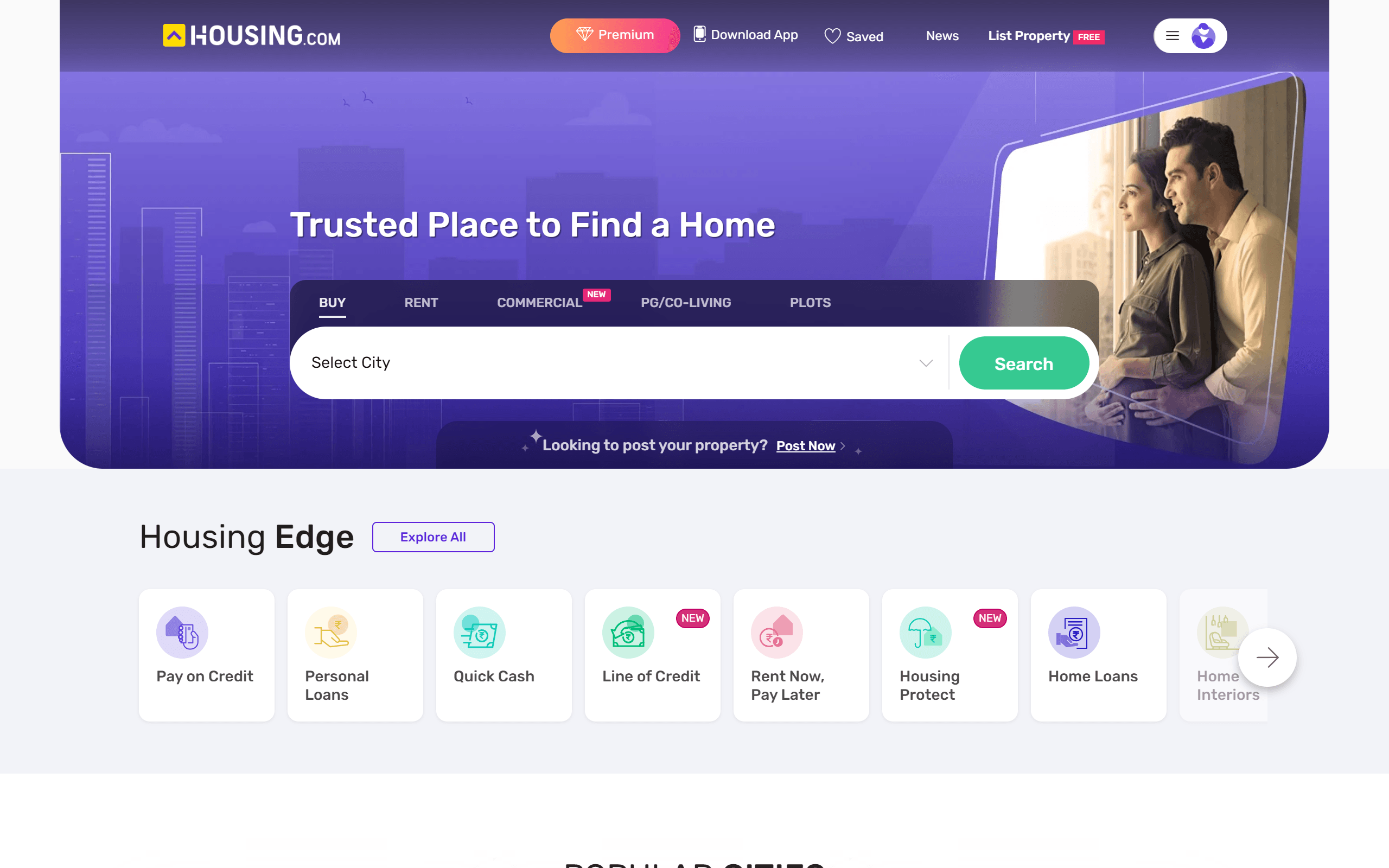 Housing.com Real Estate Website