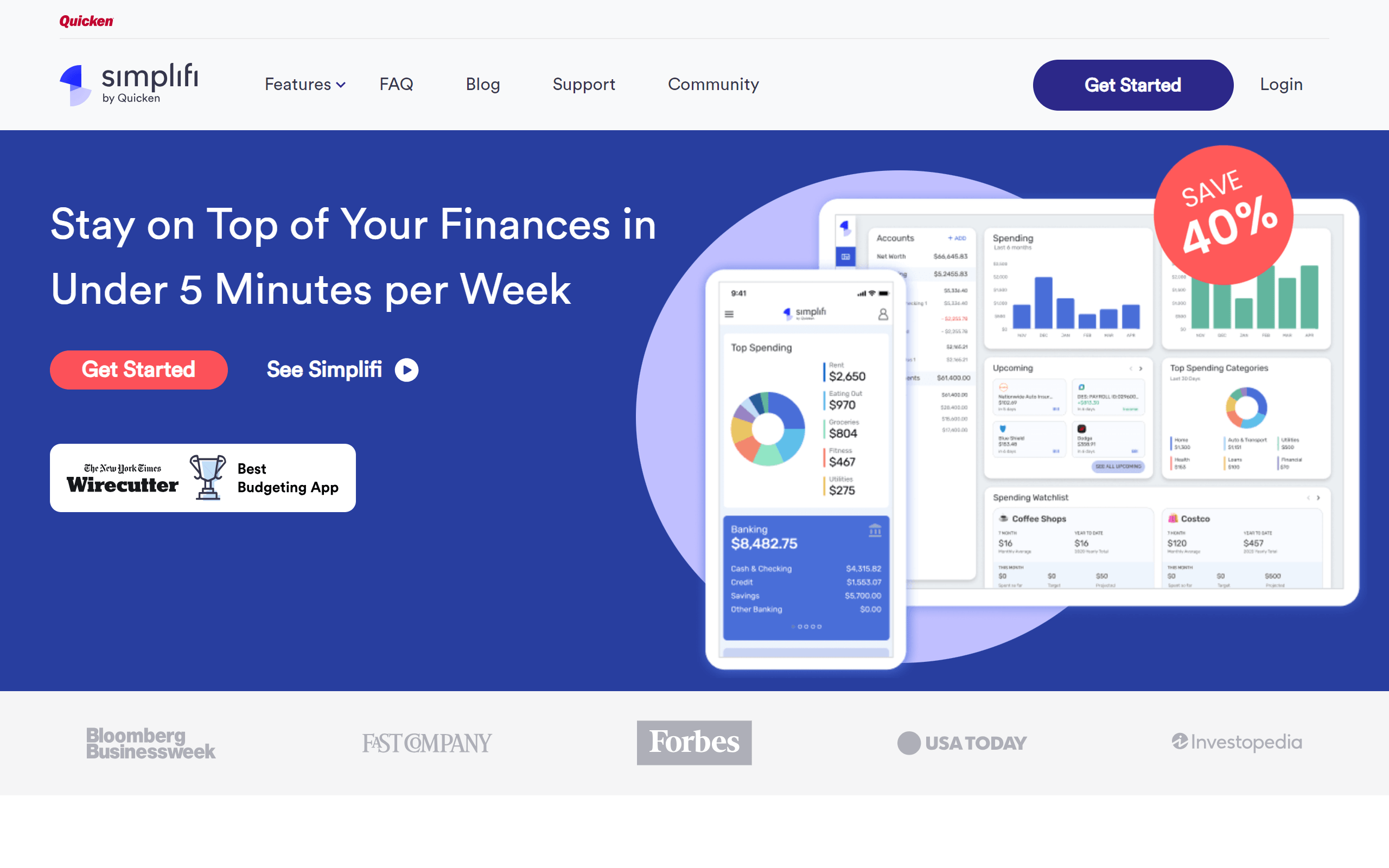 Simplifi by Quicken budgeting app