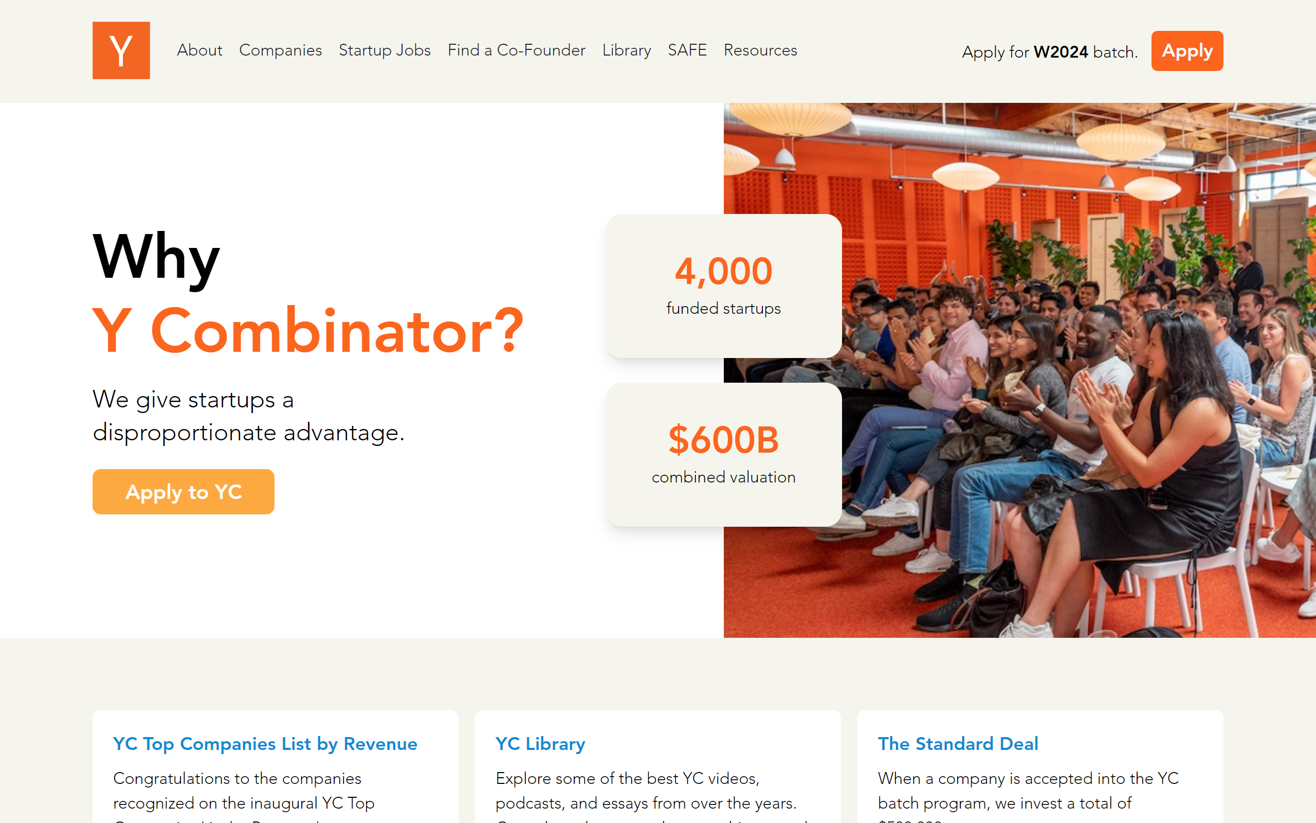 Y Combinator Coaching Website