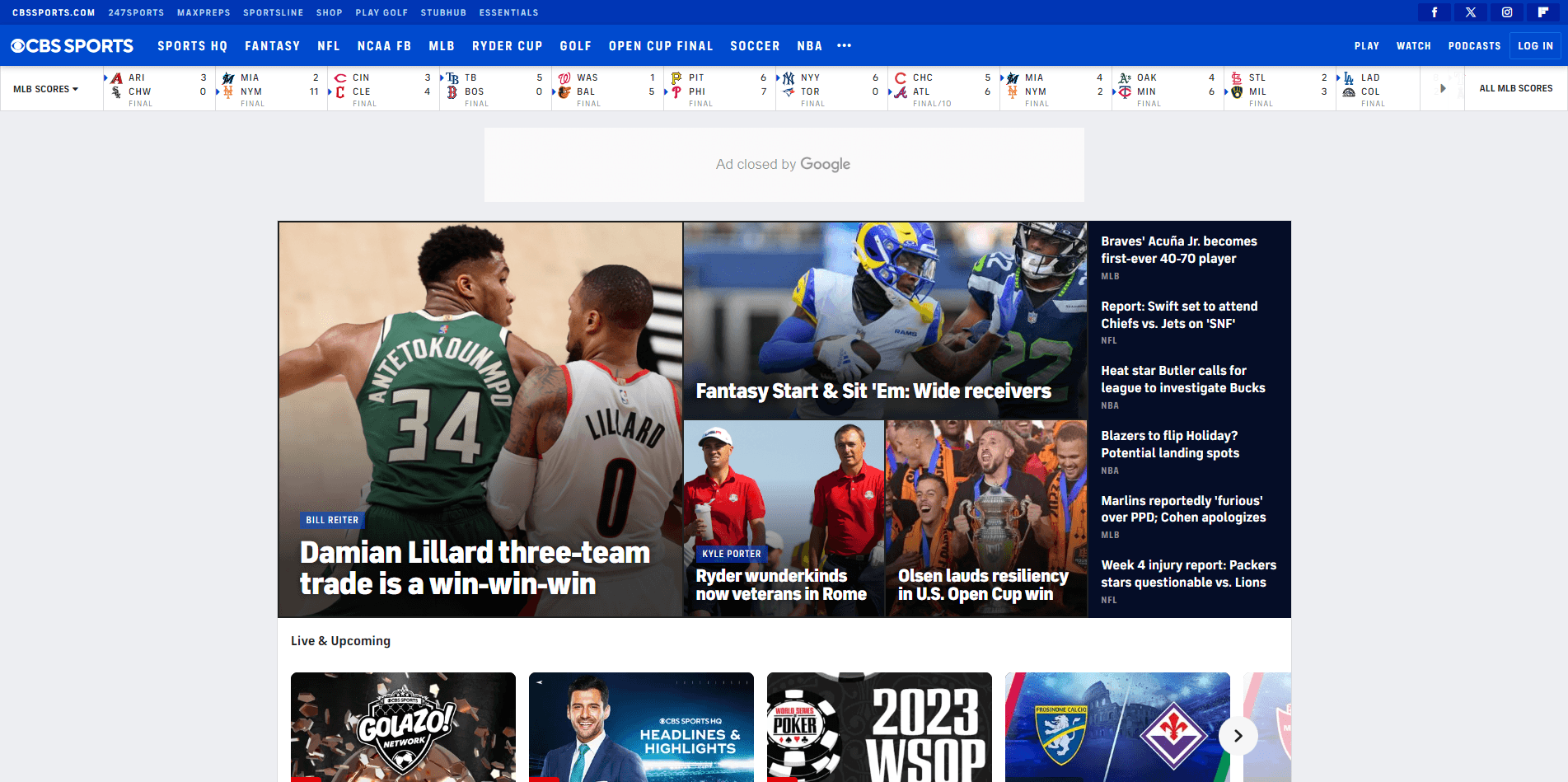 CBSSports blog